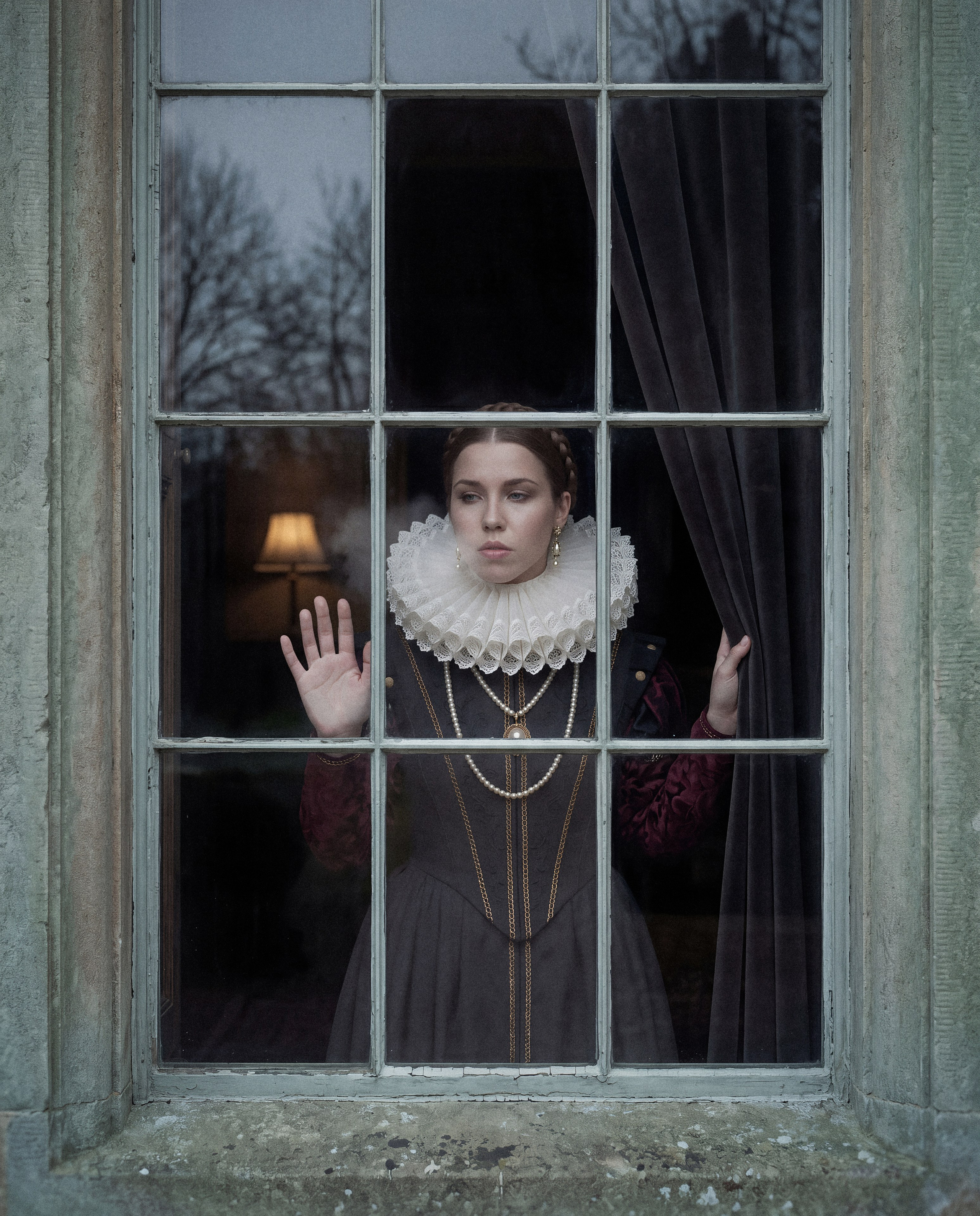 Аристократический женский портрет — художественная фотосессия в стиле Возрождения, Санкт-Петербург. Сергей Горшенин, фотограф в Санкт-Петербурге