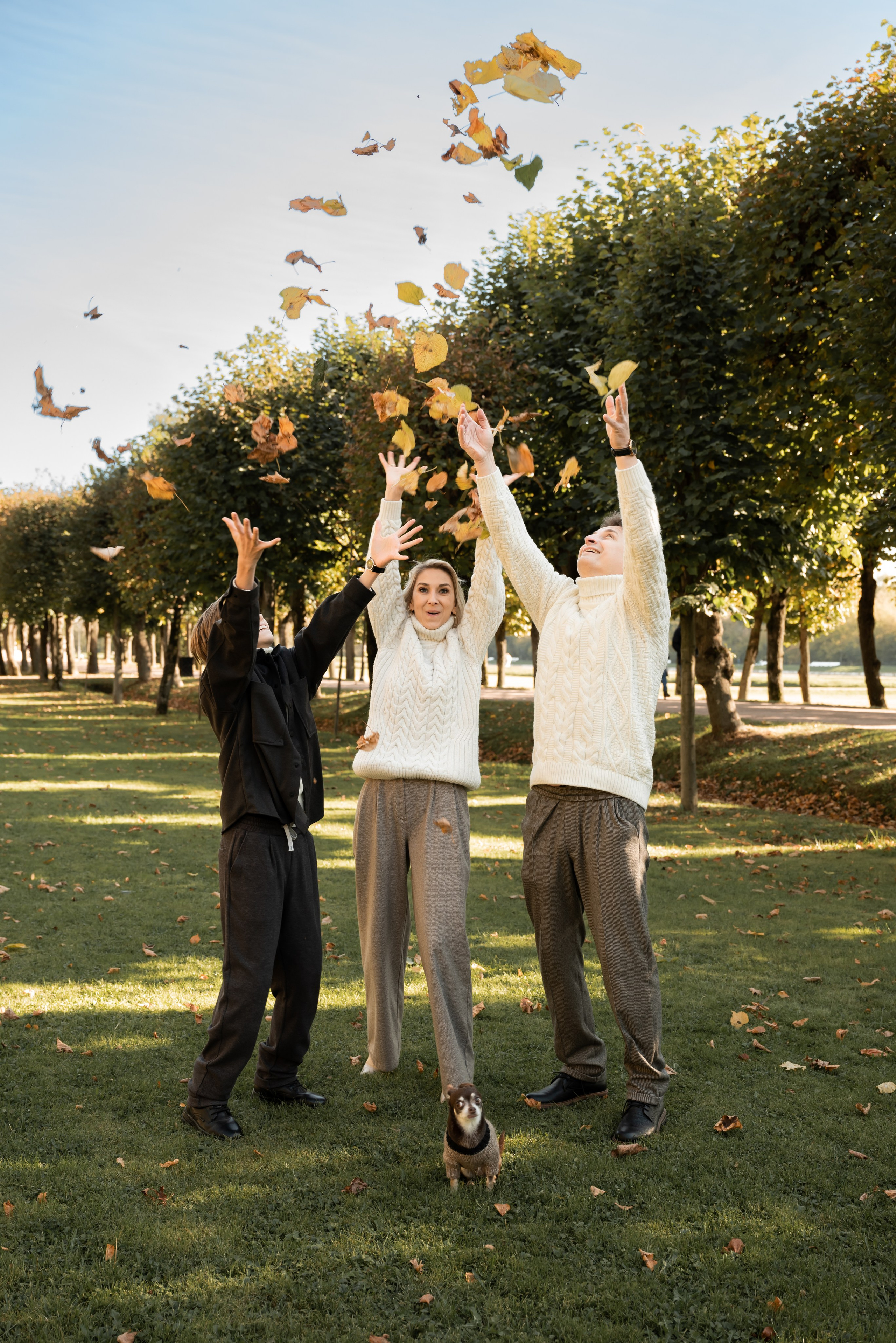 Осенняя прогулка в парке Кусково. Фотограф Ксения Огородова портфолио