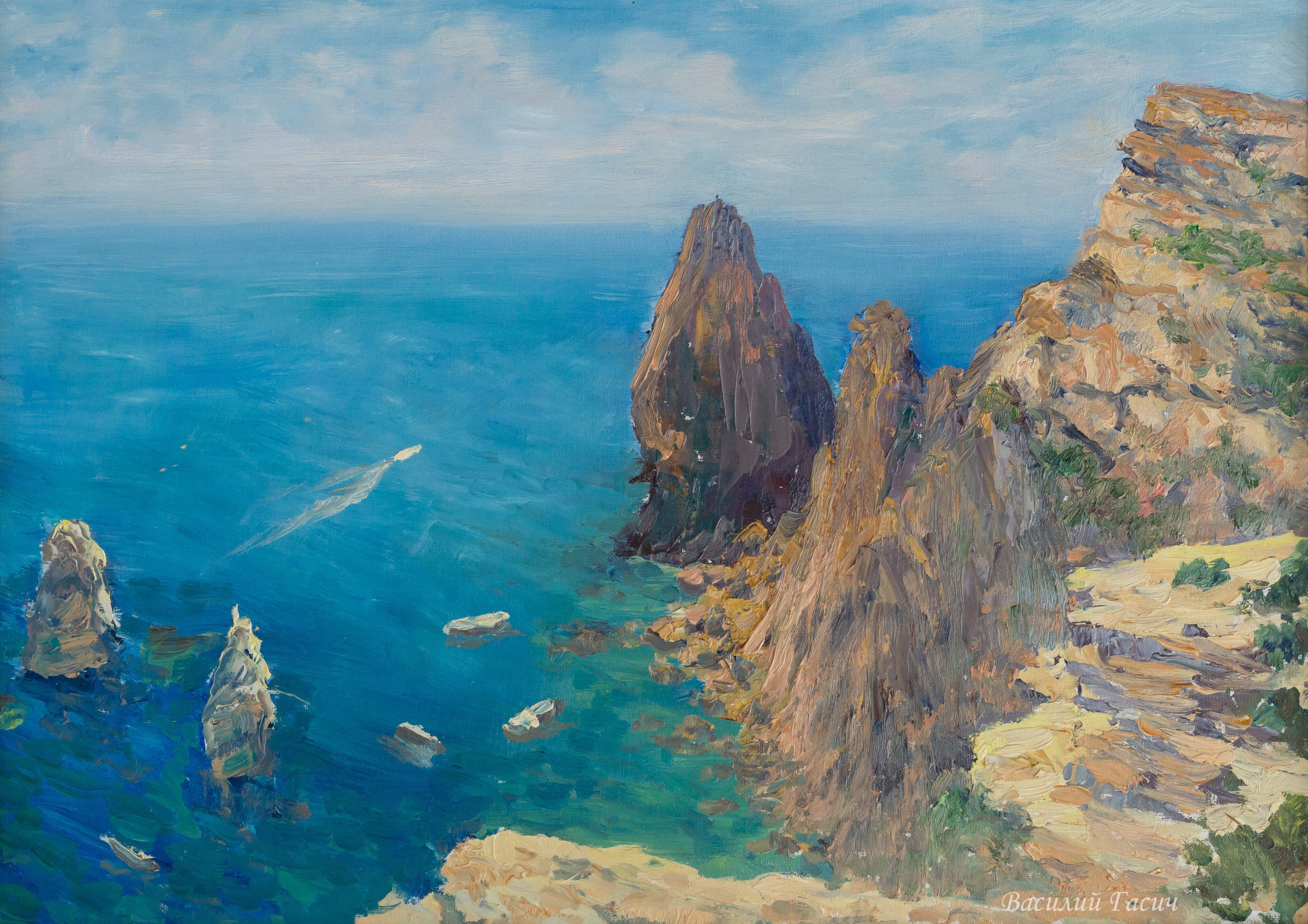 Крым. Художник Василий Гасич