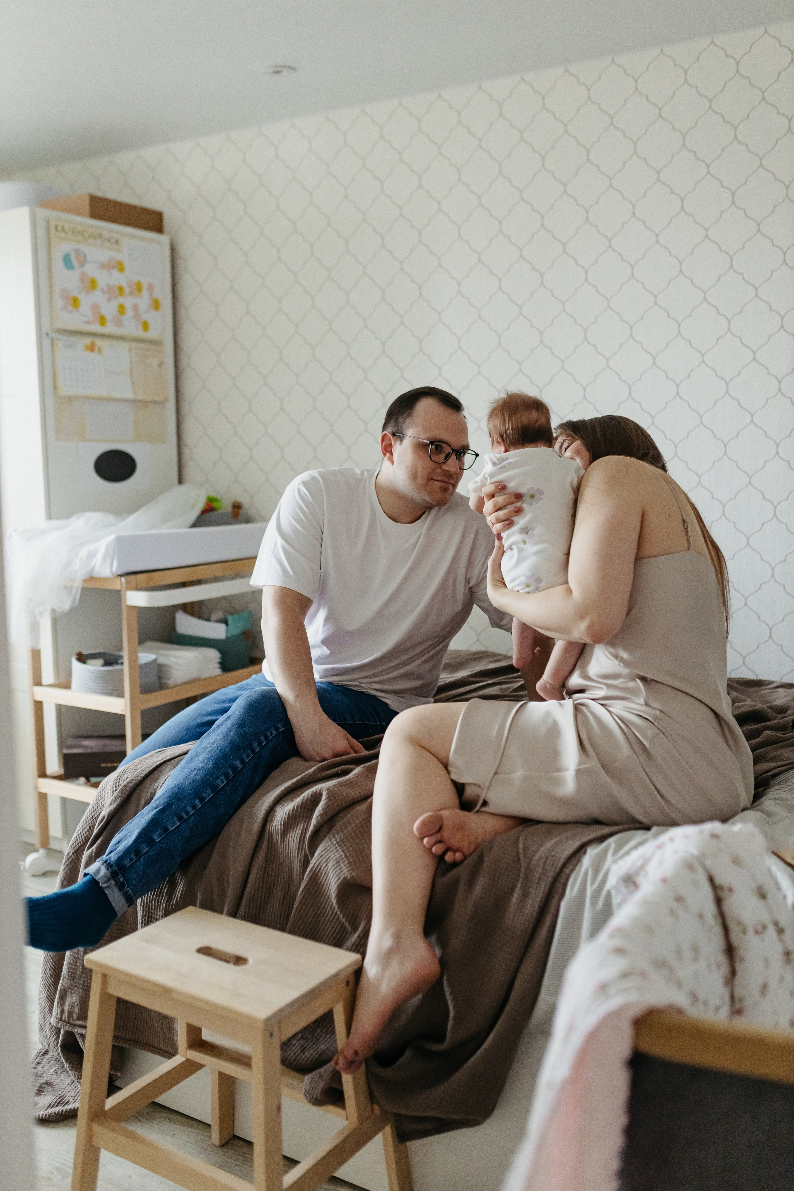 Семейная история. Фотограф родов выписка новорожденных Санкт-Петербург