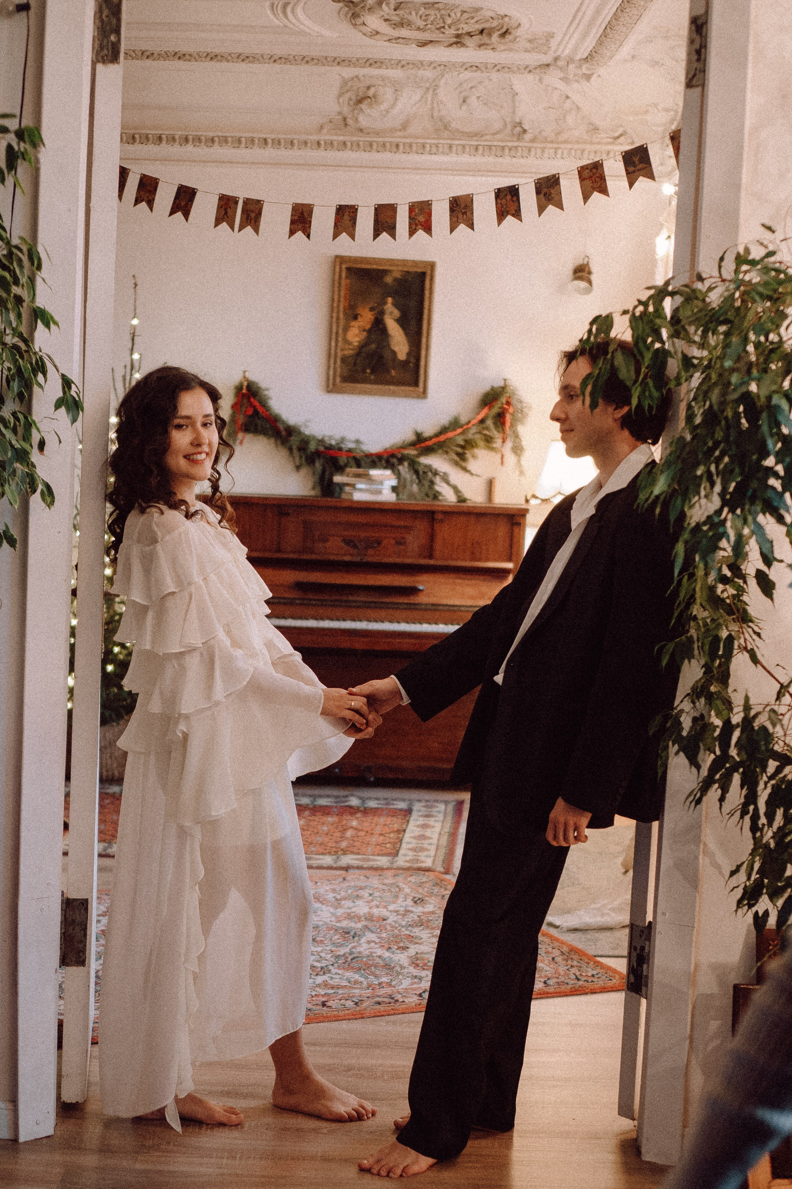 УТРО ЖЕНИХА И НЕВЕСТЫ В ФОТОСТУДИИ И ОСНОВНАЯ ФОТОСЕСИСИЯ ЗИМОЙ. Профессиональный фотограф, Санкт-Петербург — Виктория Богомолова