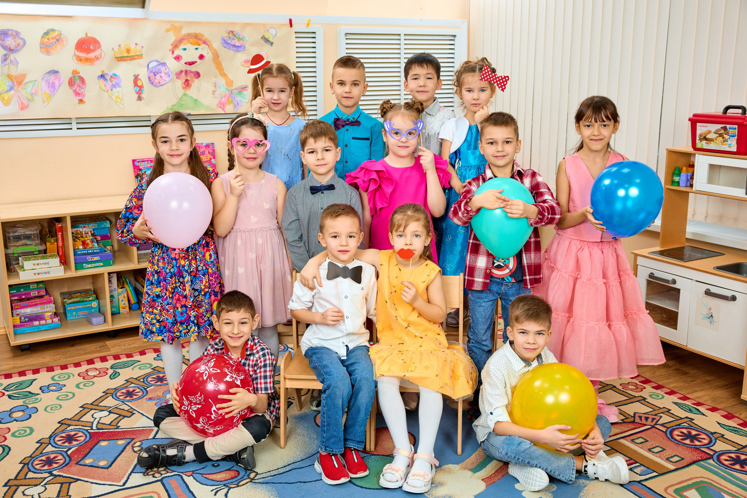 Фотосъёмка выпускников  в детском саду. Выпускные альбомы в Москве фотограф Алина Пащук