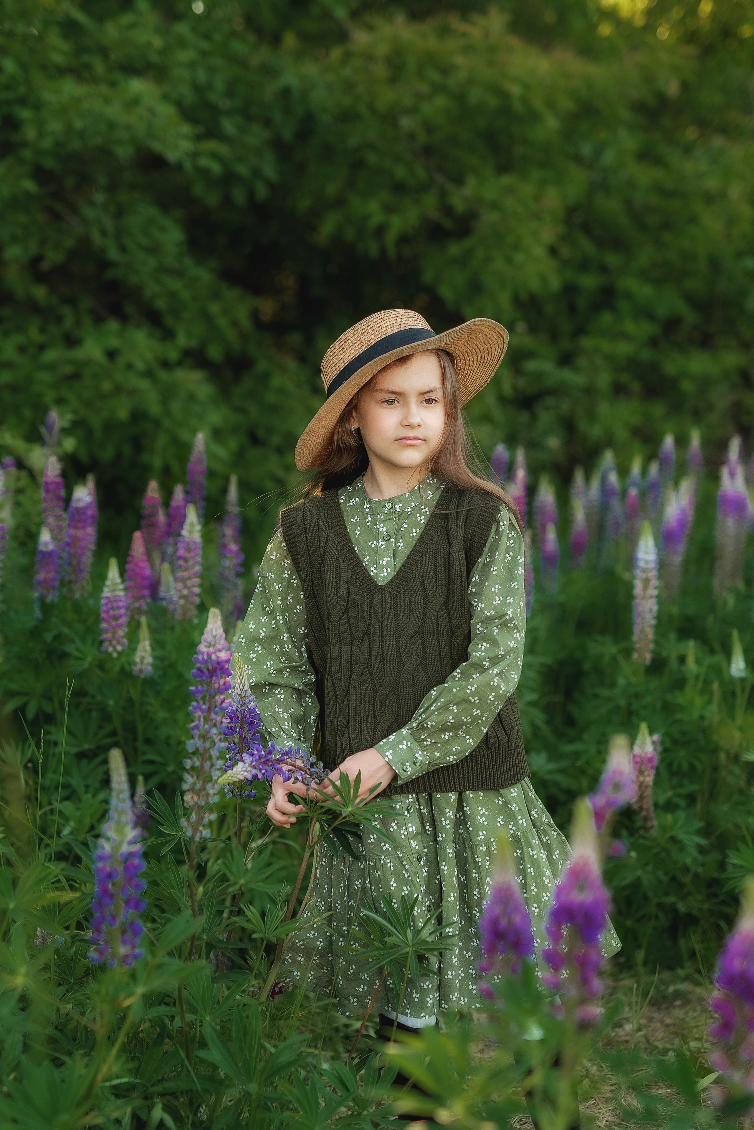 Фотосессия в люпинах. Семейный, детский фотограф в Воронеже Анна Никитина