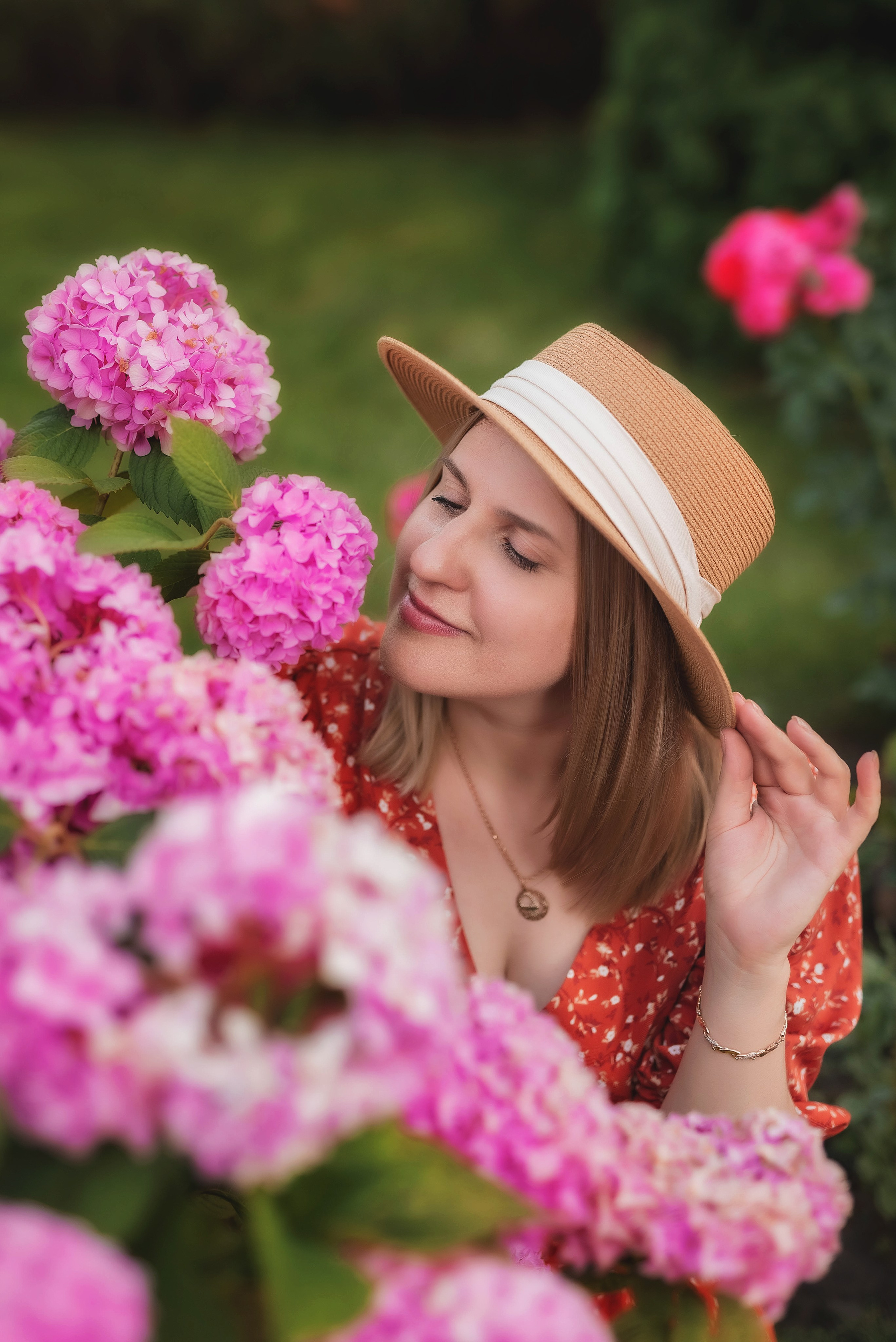 Фотосессия в гортензиях. Семейный, детский фотограф в Воронеже Анна Никитина