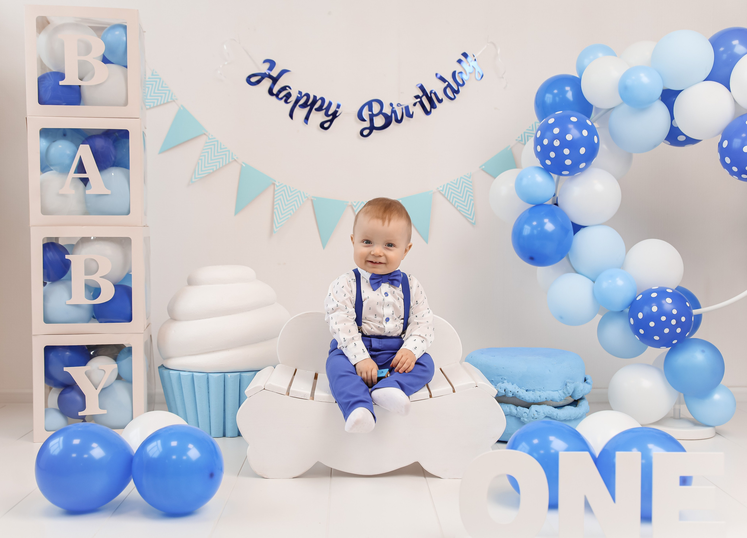 1й Годик Бориса. Детский и Семейный фотограф в Санкт-Петербурге. Детская Фотостудия «FAMILY STORY»