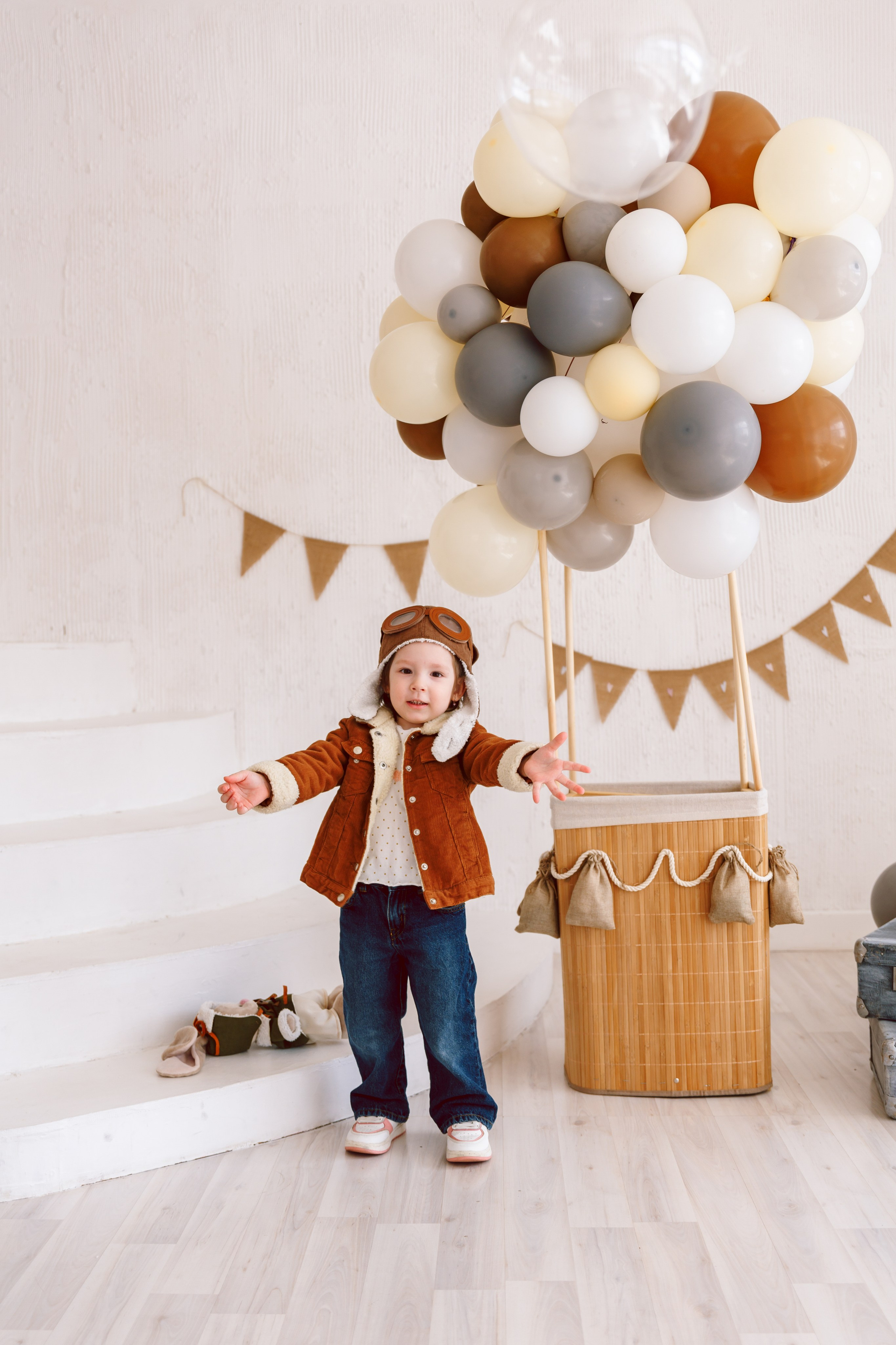 Фотодень «на воздушном шаре». Фотограф новорожденных Тверь Диана Муляева