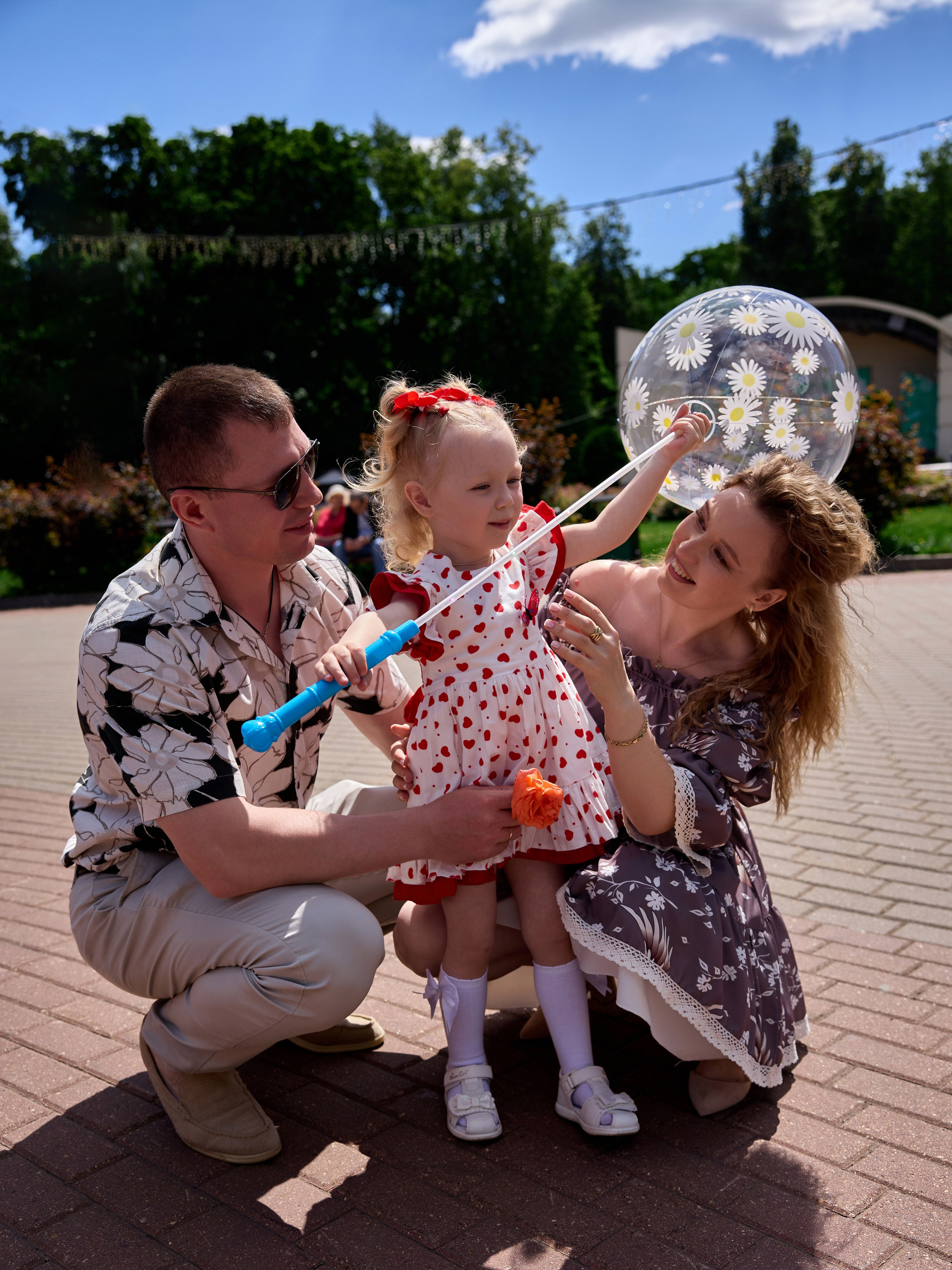 Семейная прогулка в парке в Туле. Свадебный фотограф в Туле Екатерина Максимова