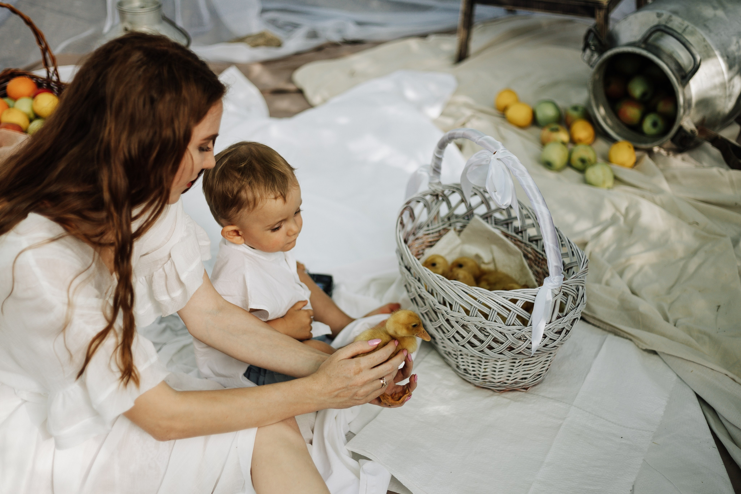 Артем, Вероника и Арсений на пикнике. Фотограф в Крыму | Виктория Нотевская