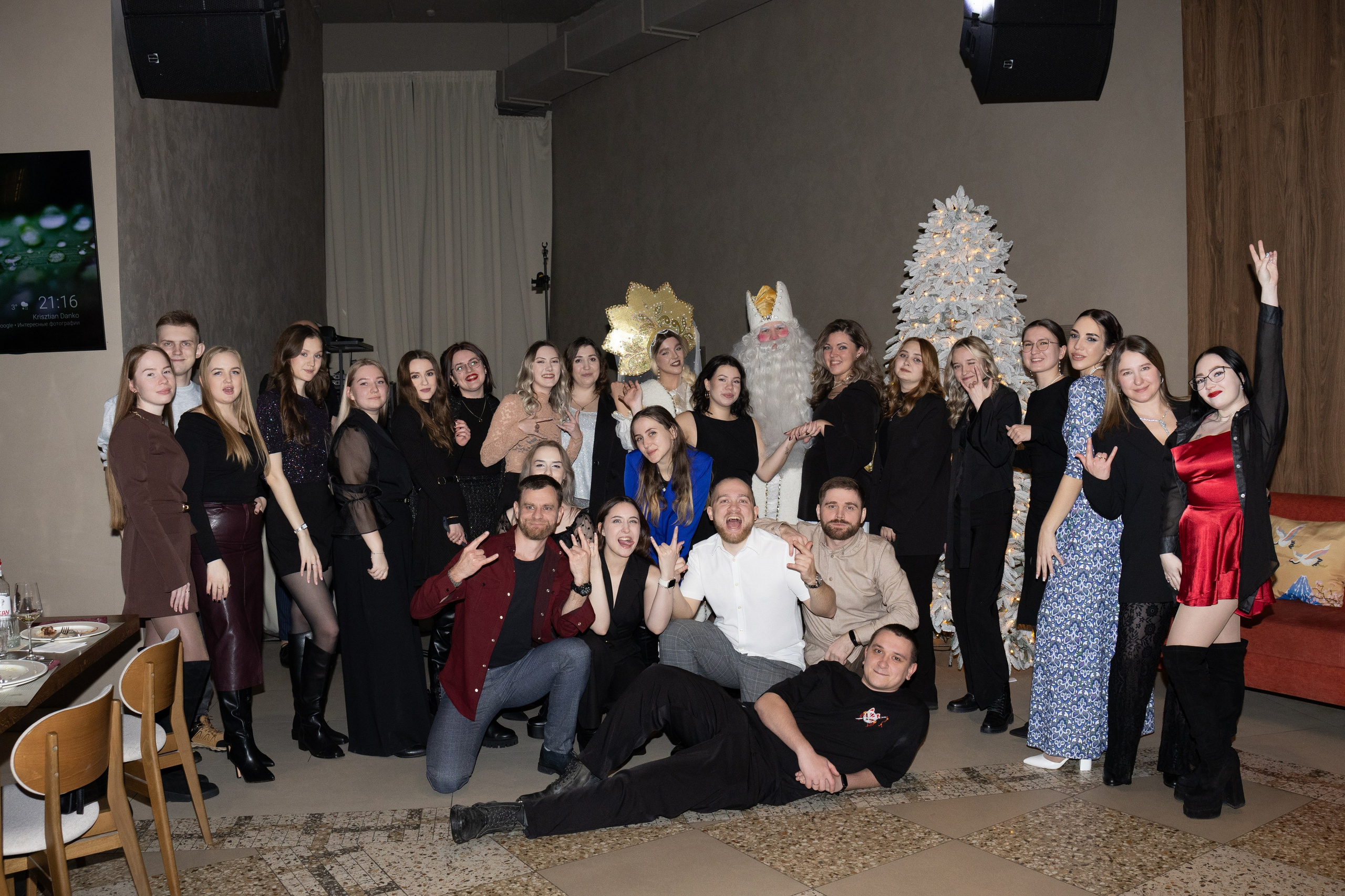 Новогодний корпоратив Альфа-Банк, ресторан Журавли