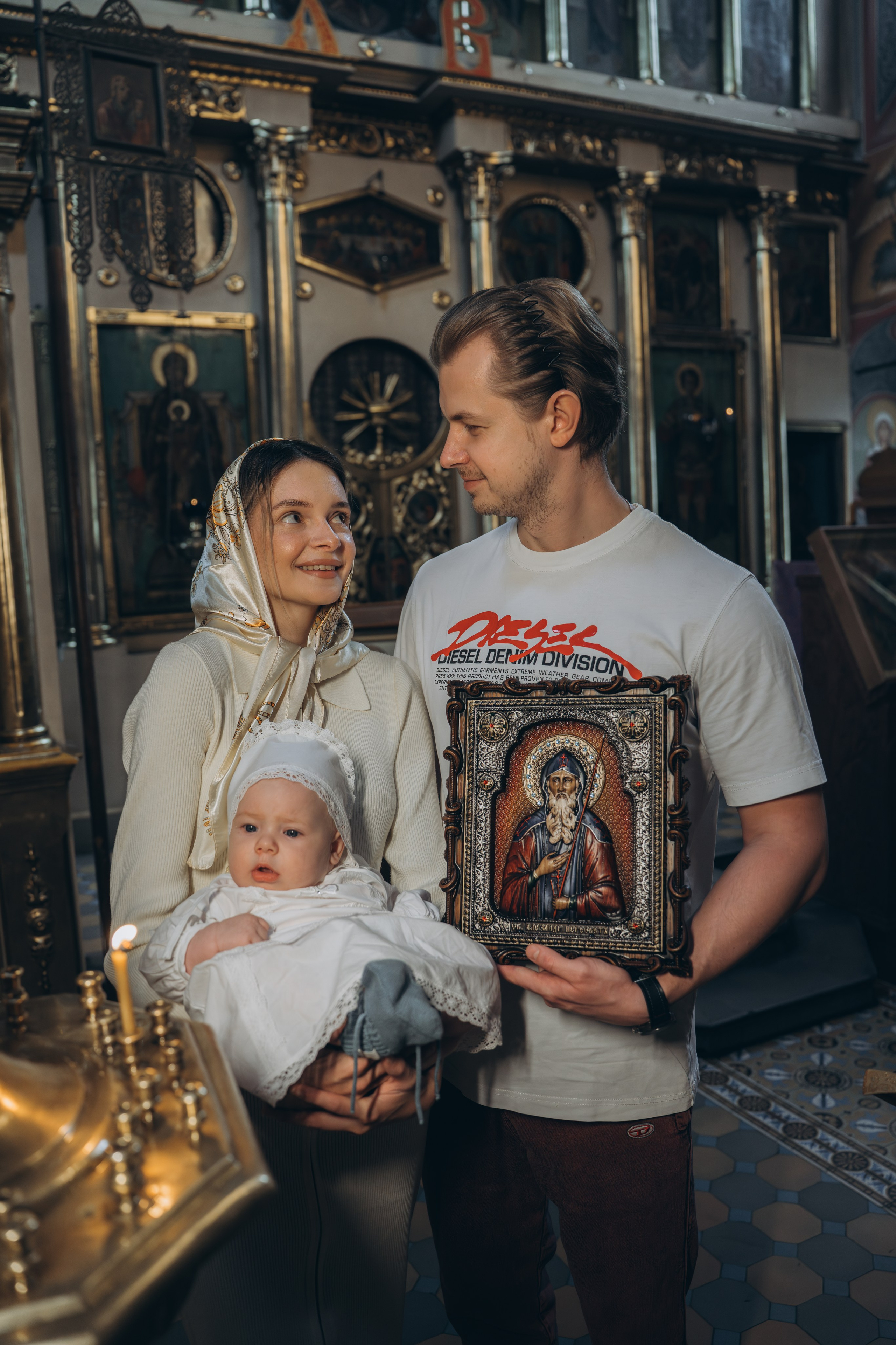 Таинство Крещения Александра. Фотограф Ольга Рубцова в Москве и Московской области
