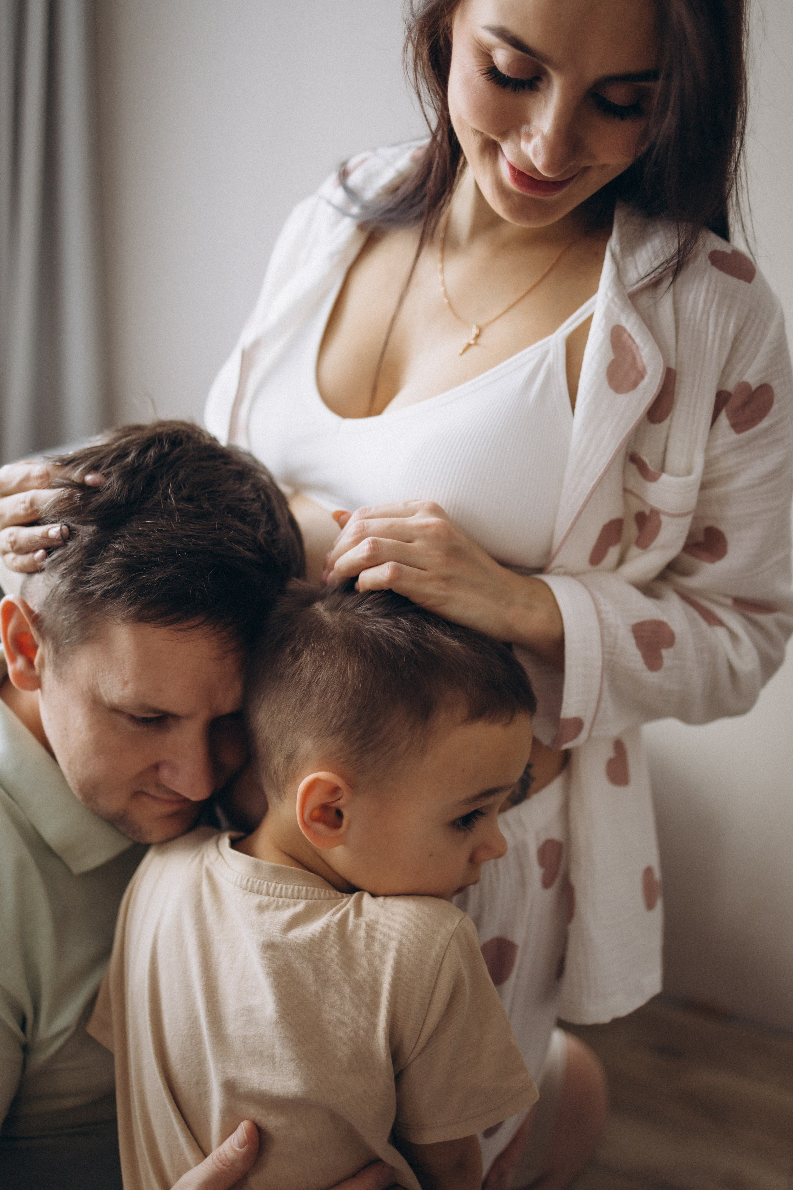 Домашняя семейная фотосессия (15.02.2025) г. Обнинск (Калужская обл.). Надежда Стар семейный и церковный фотограф в Жукове и Калужской области