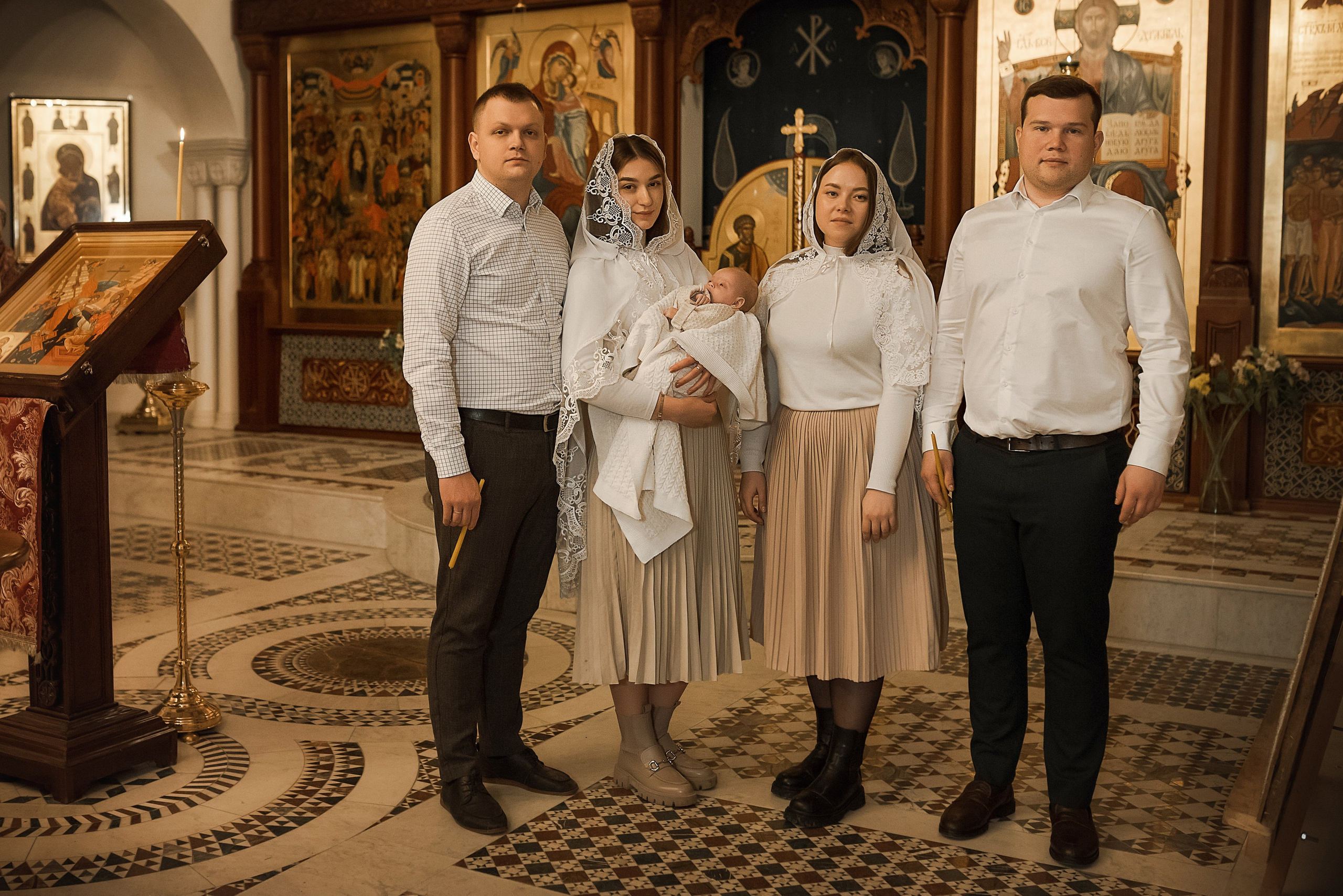 Крещение Майи Храм 40 Севастийских мученков. Семейный фотограф в Ростове-на-Дону Татьяна Литвинова