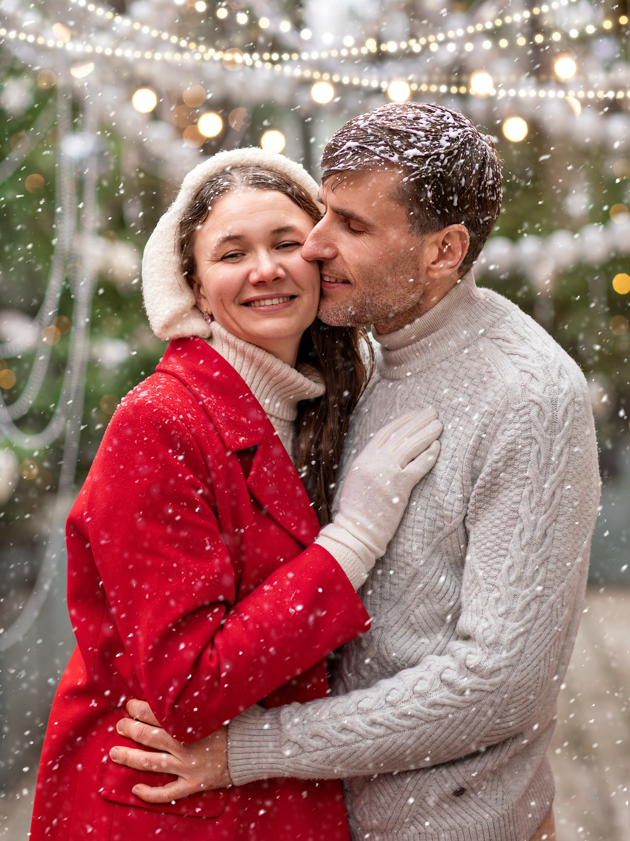 Новогодняя семейная съемка. Детский и семейный фотограф Елена Михайлова в Москве