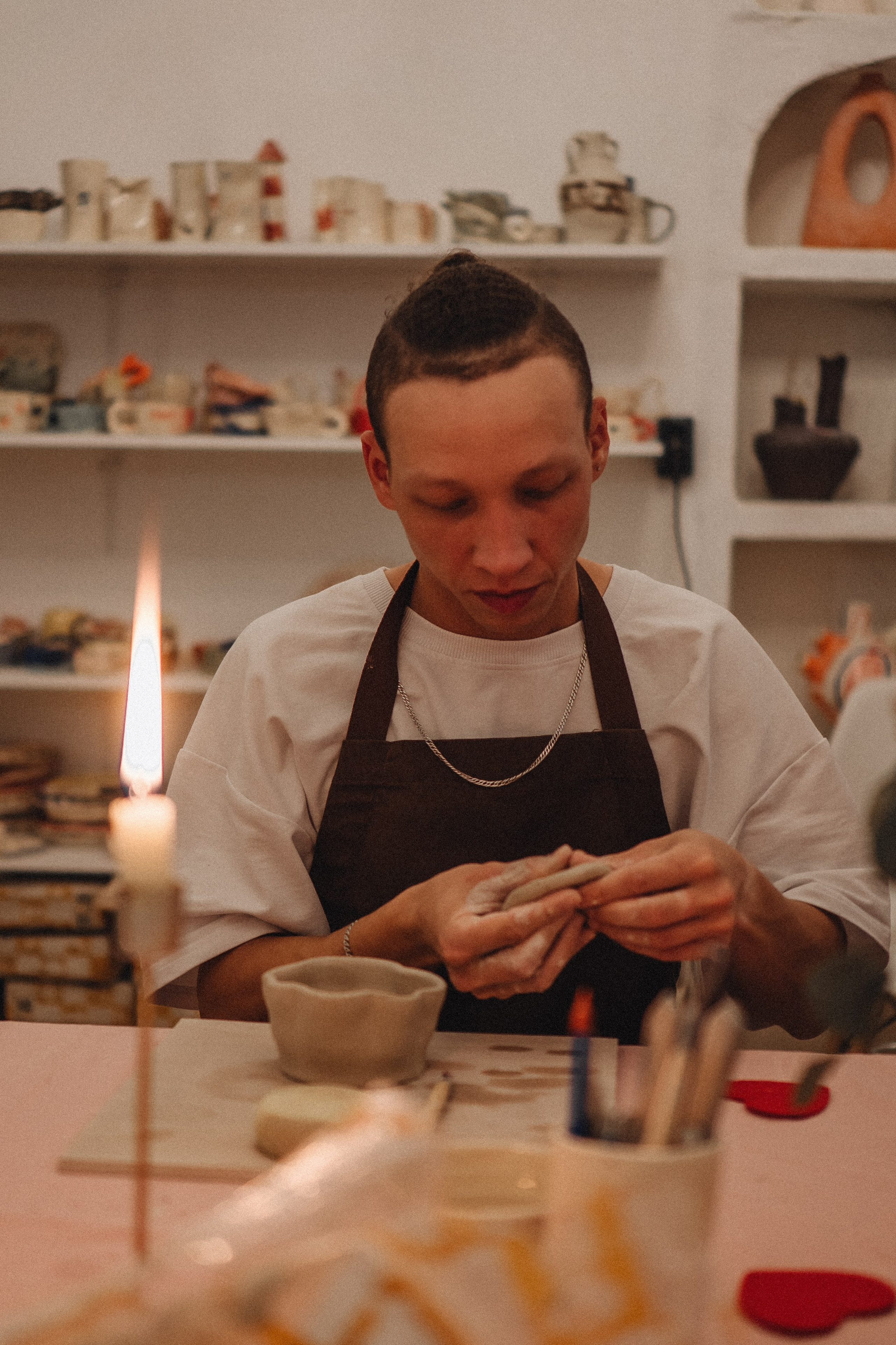 СВИДАНИЕ В ГОНЧАРНОЙ МАСТЕРСКОЙ. Профессиональный фотограф, Санкт-Петербург — Виктория Богомолова