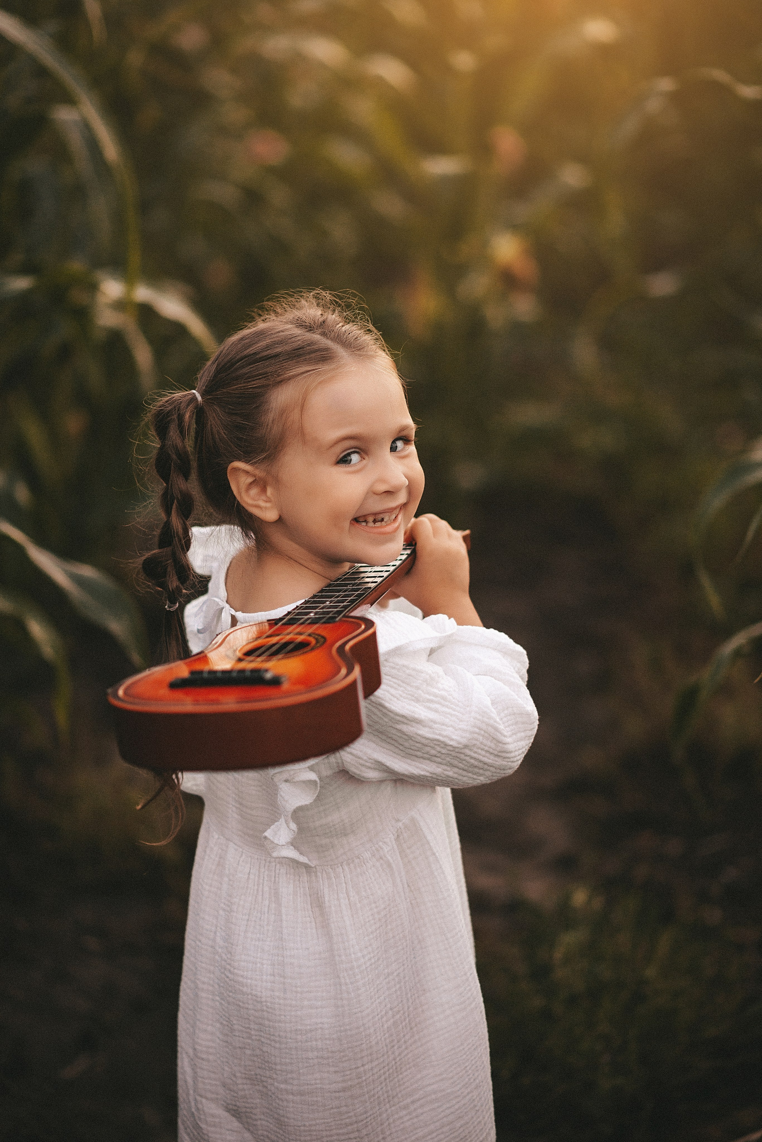 На солнце вдоль рядов кукурузы…. Ваш фотограф Ирина Гущанская