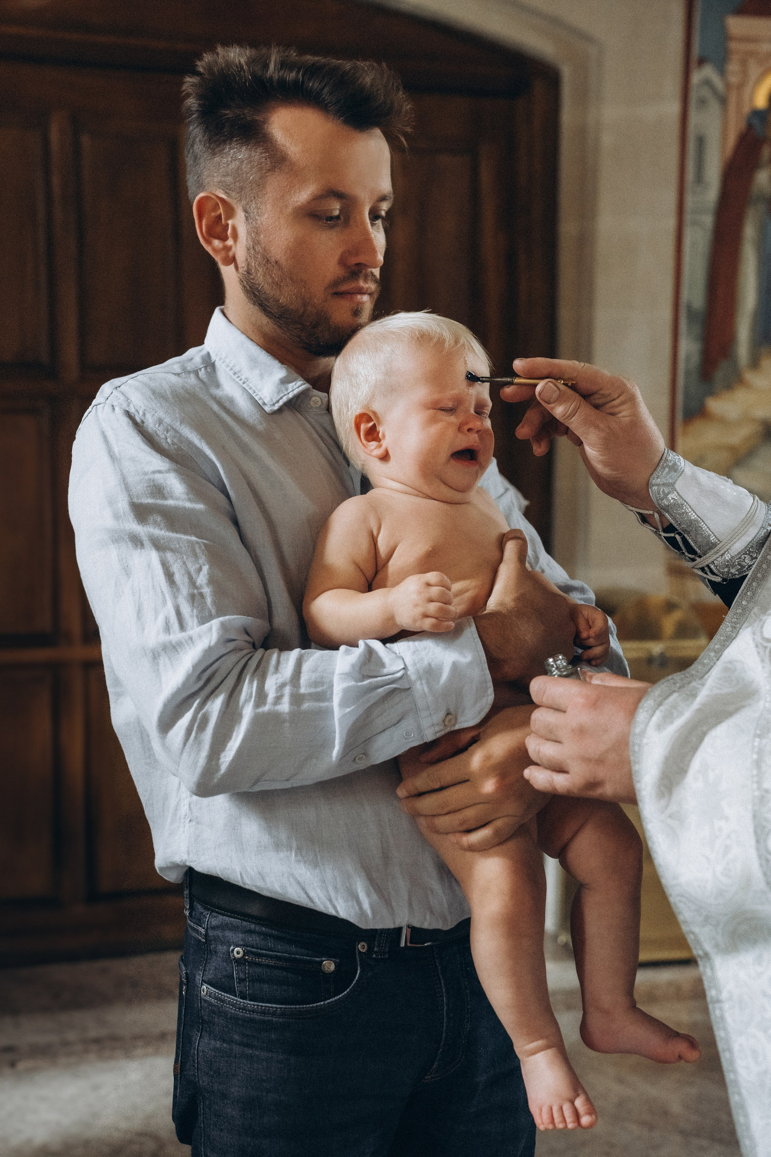 Крещение Александра. Фотограф Ольга Рубцова в Москве и Московской области