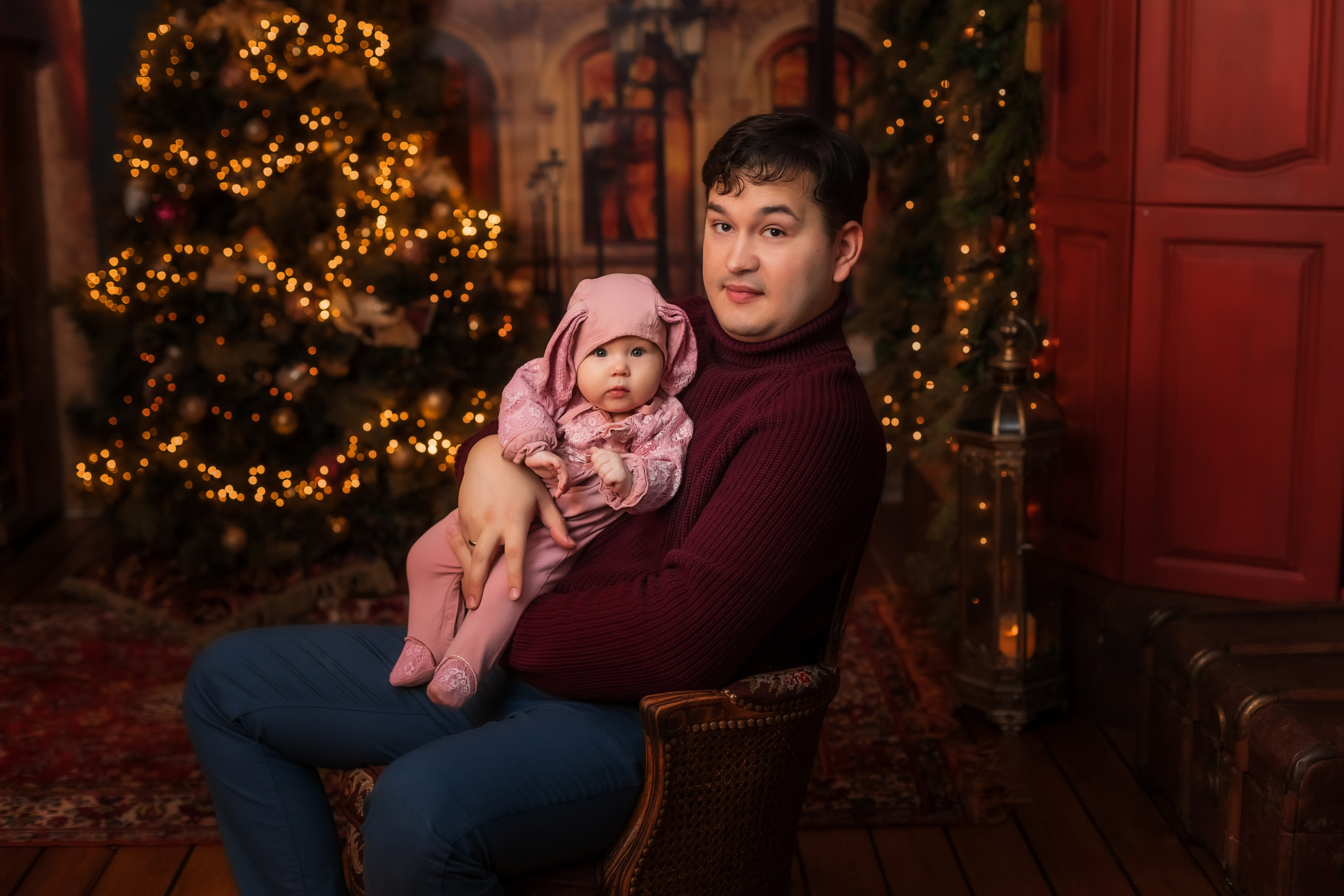 Илья, Таисия, Алиса. Новогодняя. Семейный и детский фотограф в Екатеринбурге Оксана Пипкина