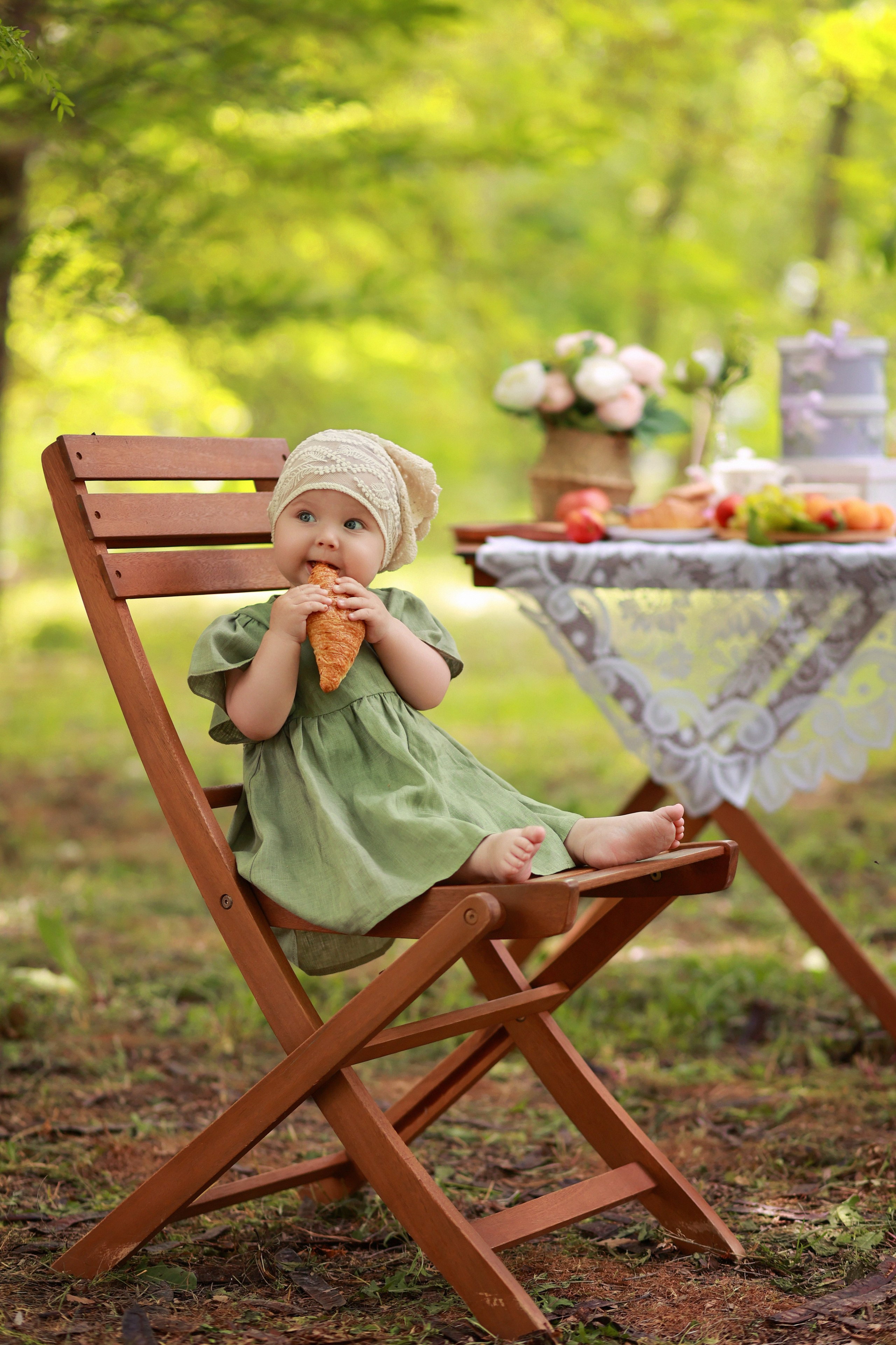 Чаепитие в парке. Детский семейный фотограф Краснодар
