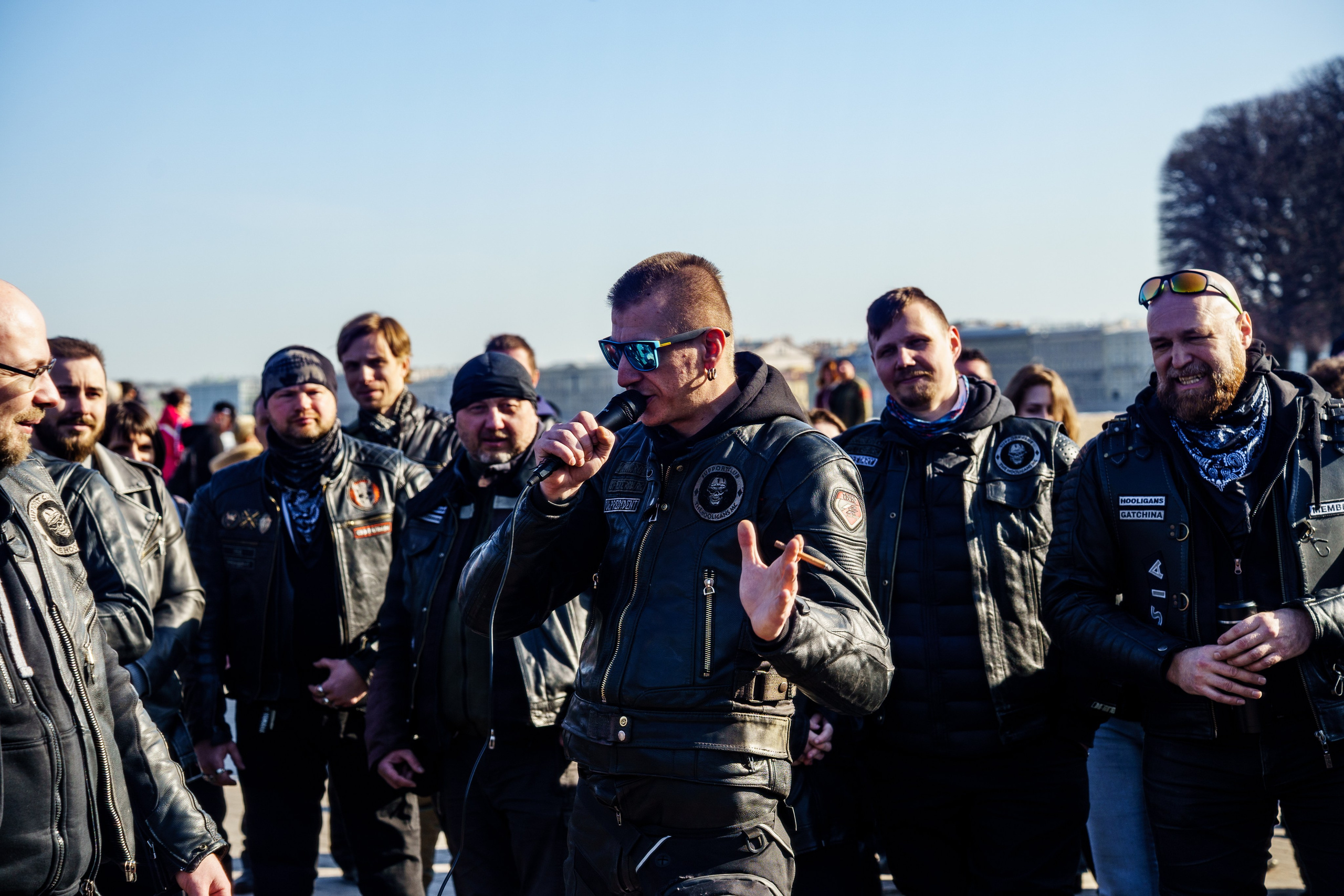 Прохват мотоклуба Norman Riders ч.1. Концертный и репортажный фотограф в Санкт-Петербурге Слава Пахомов