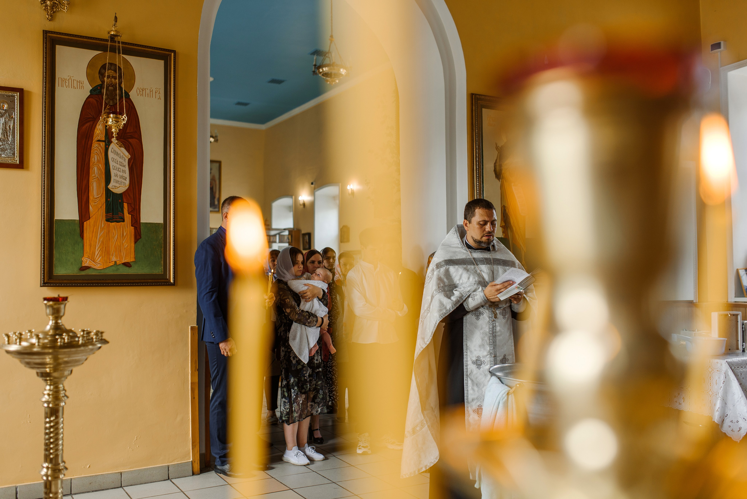 Крещение Леры. Храм святителя Николая Чудотворца (Терновка). Свадебный и семейный Фотограф в Пензе Татьяна Лапоногова