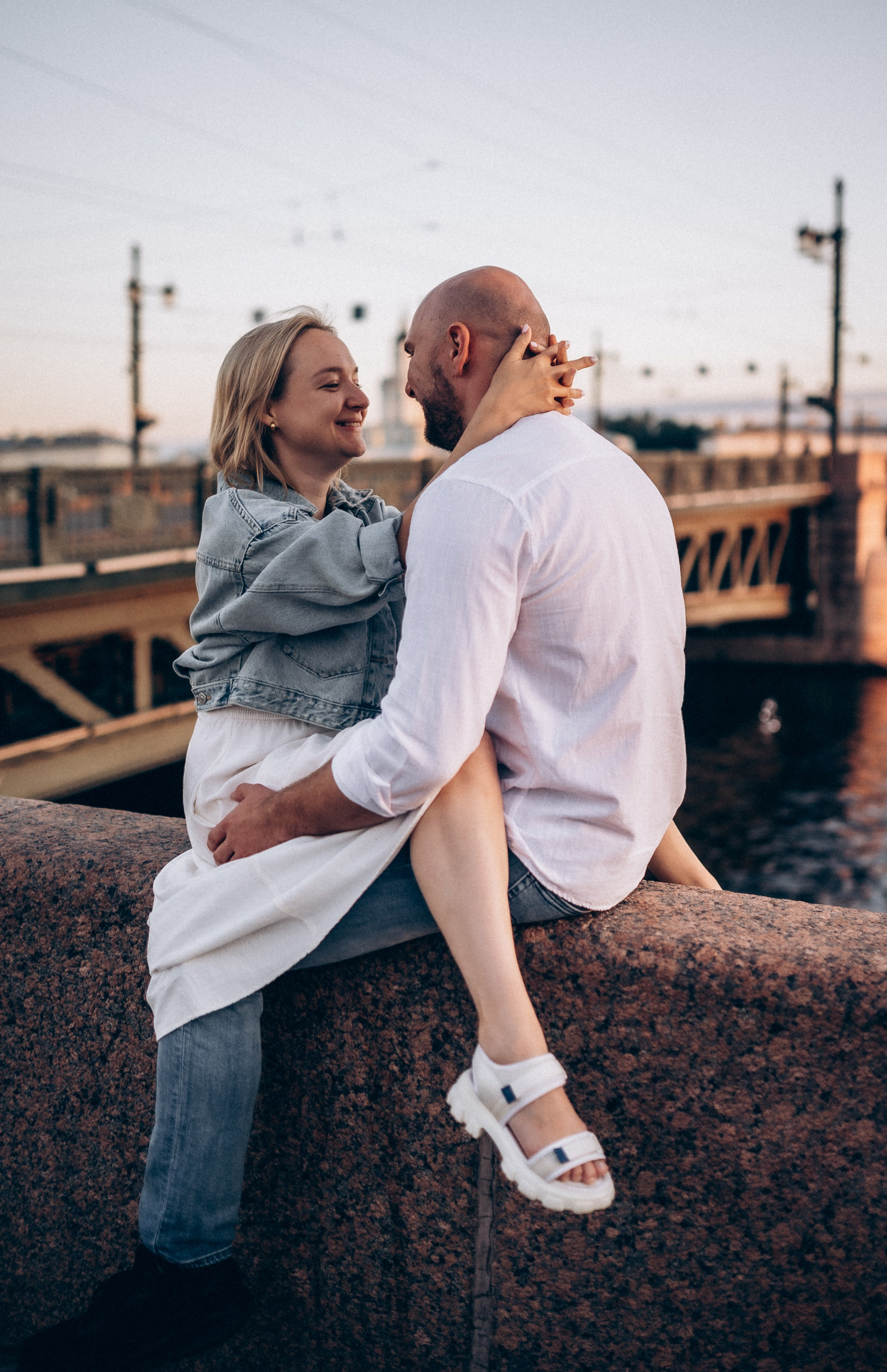 Лав стори Питер на рассвете. Фотограф ПИТЕР СПБ Надежда Баранова