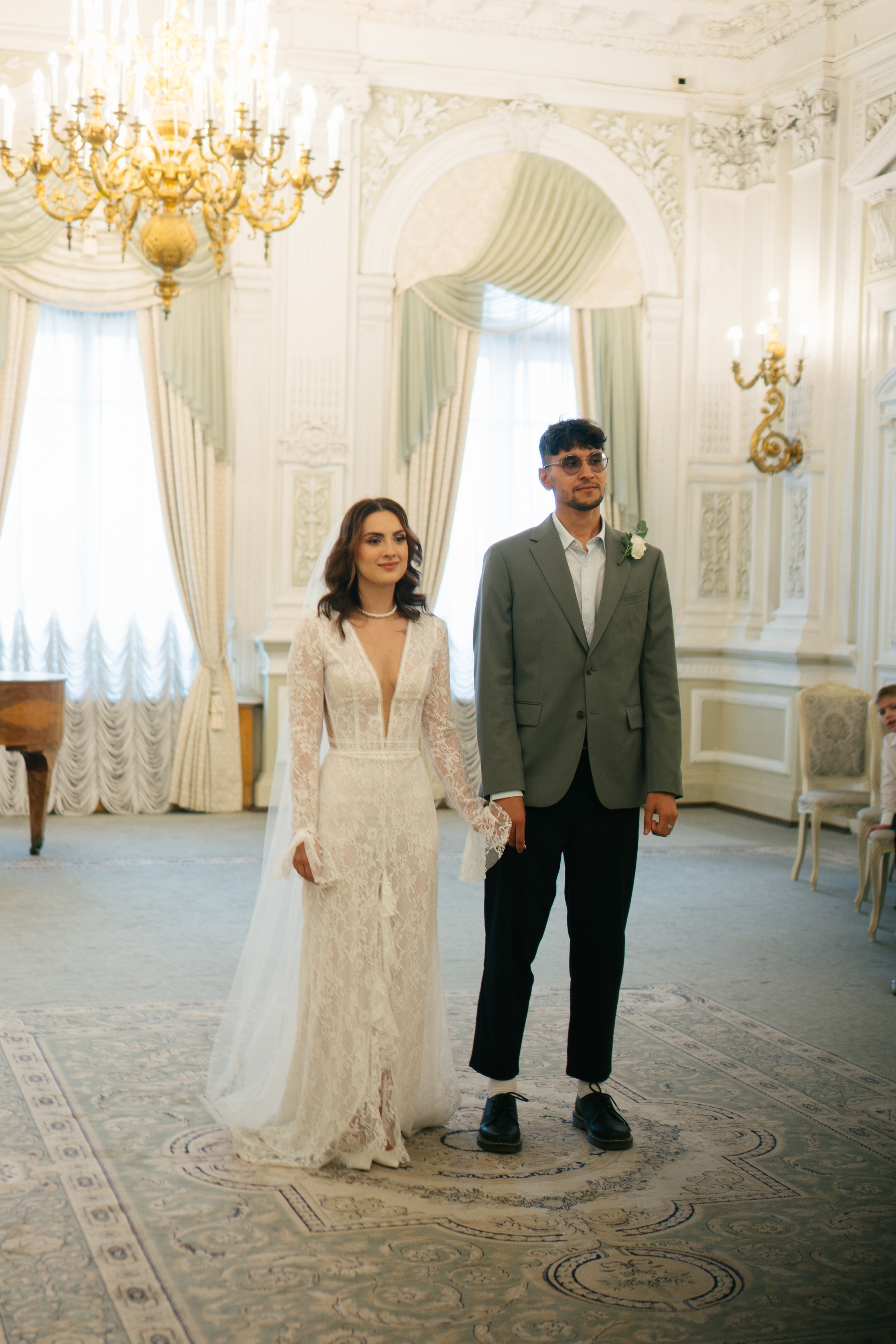 СВАДЕБНАЯ СЬЕМКА В ПЕРВОМ ДВОРЦЕ БРАКОСОЧЕТАНИЯ. Профессиональный фотограф, Санкт-Петербург — Виктория Богомолова