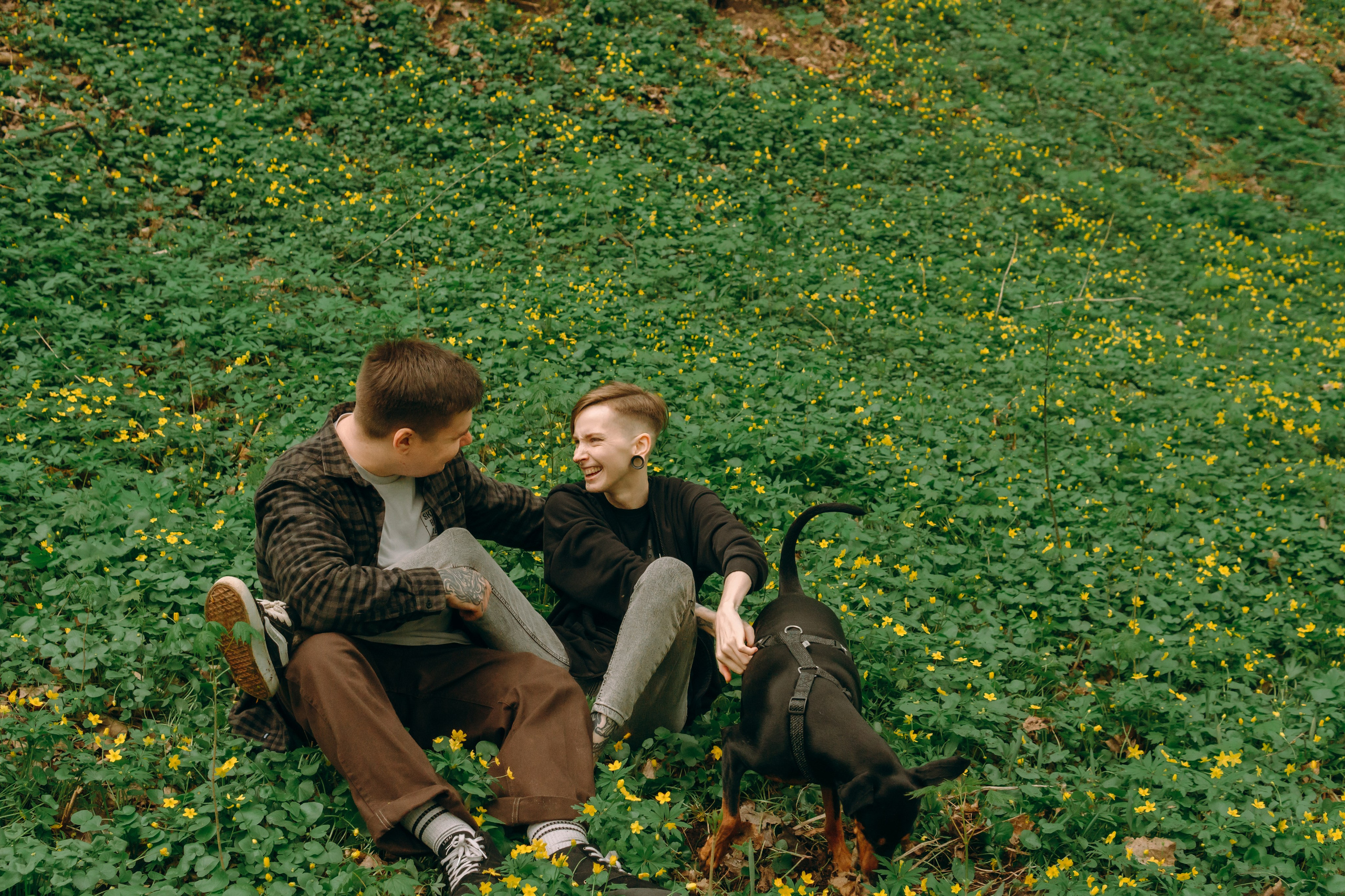 Кира, Максим и Аскара. Фотограф-анималист Ксения Воробьева, Москва