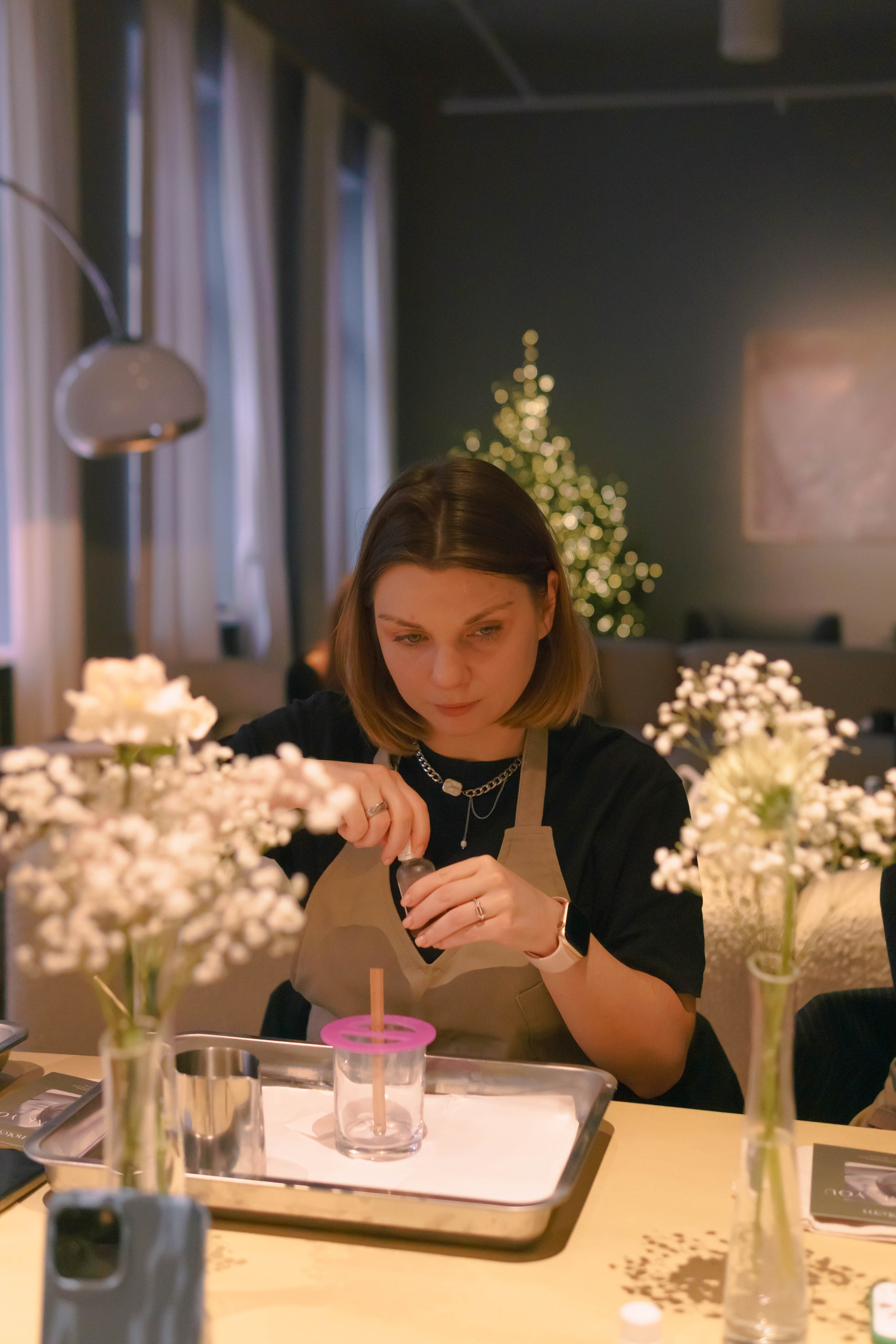 Новогодний мастер-класс по изготовлению свечей. Фотограф-анималист Ксения Воробьева, Москва