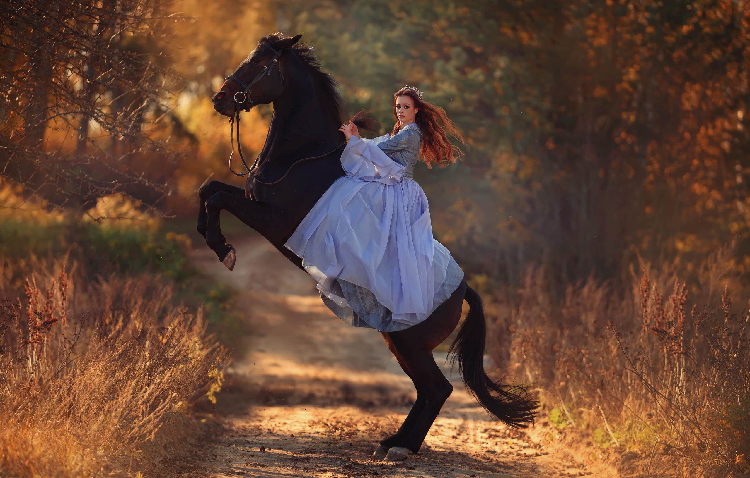 Сказочные съемки с лошадьми. Фотограф Вероника Ранцева, фотосессии с лошадьми в Минске и Могилеве