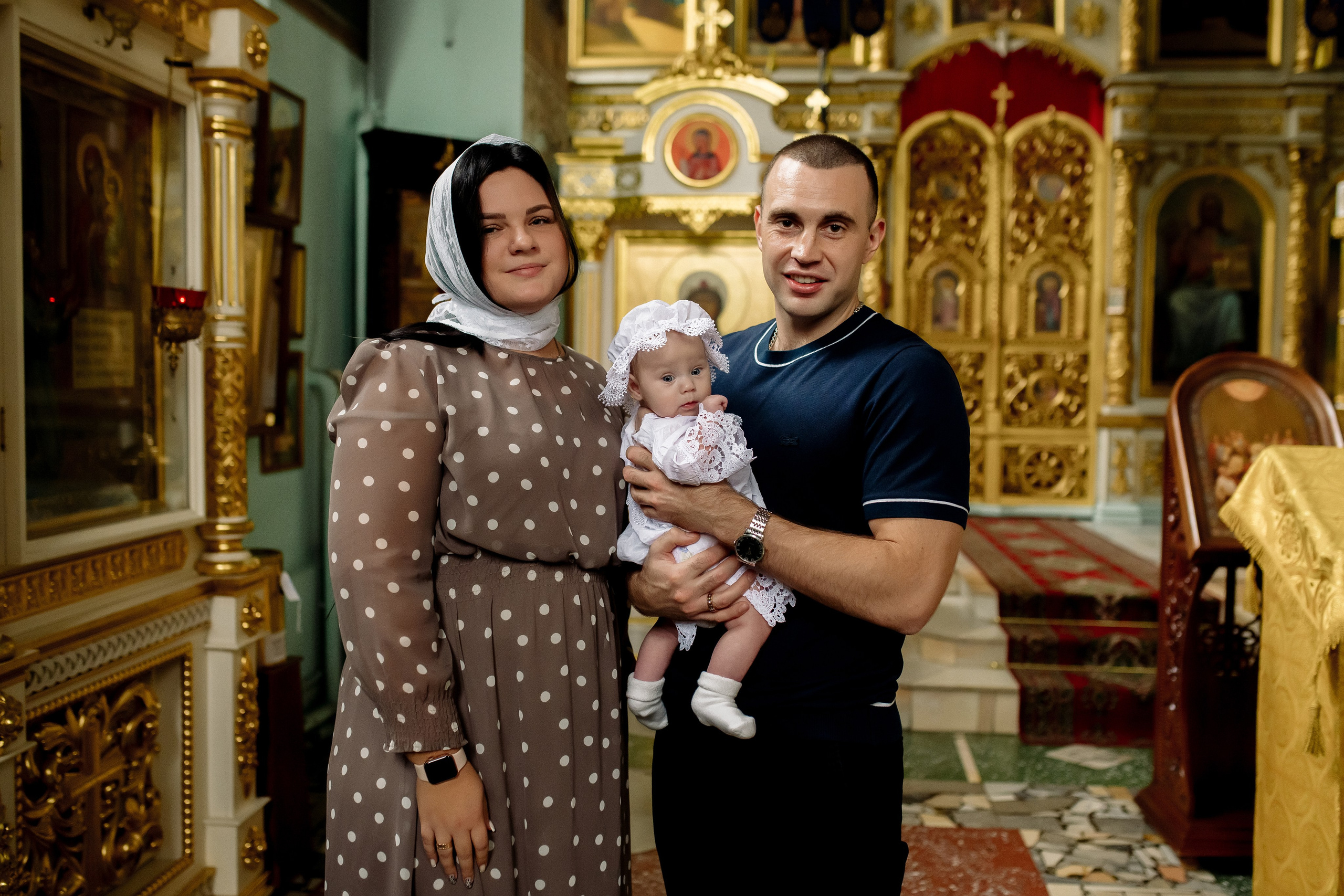 Крещение Агаты. Фотограф Мария Стрелкова