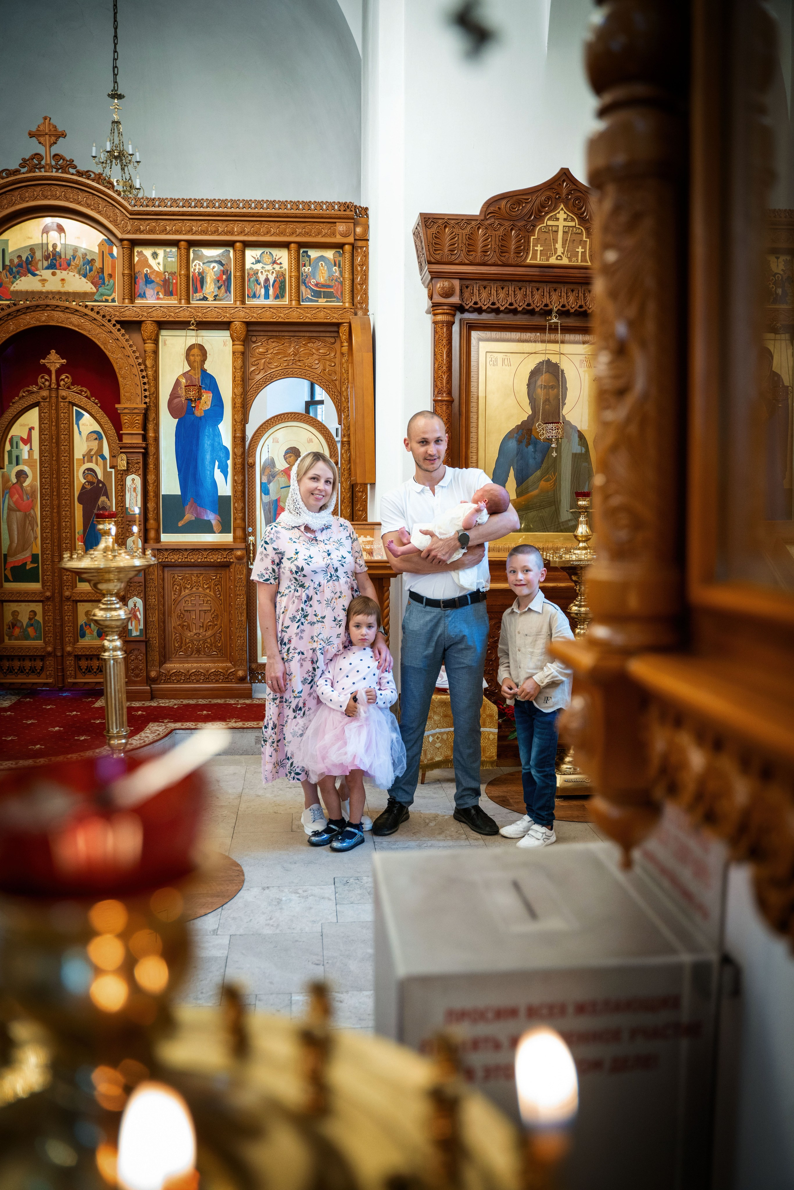 Крещение Александры. Фотограф Мария Орлова