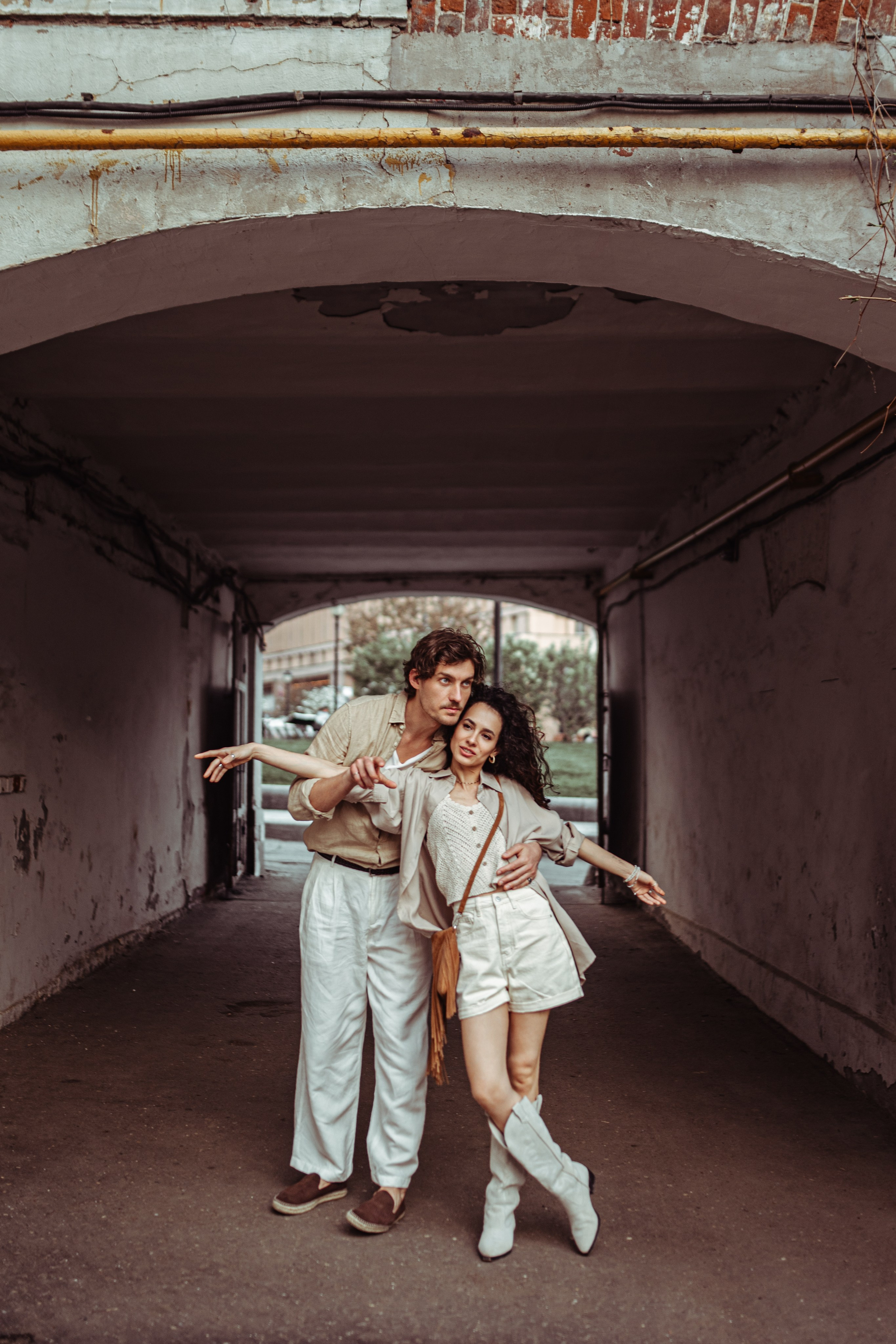 Актеры Виктор Михайлов и Евгения Вайс. Фотограф Сергей Белов | Москва