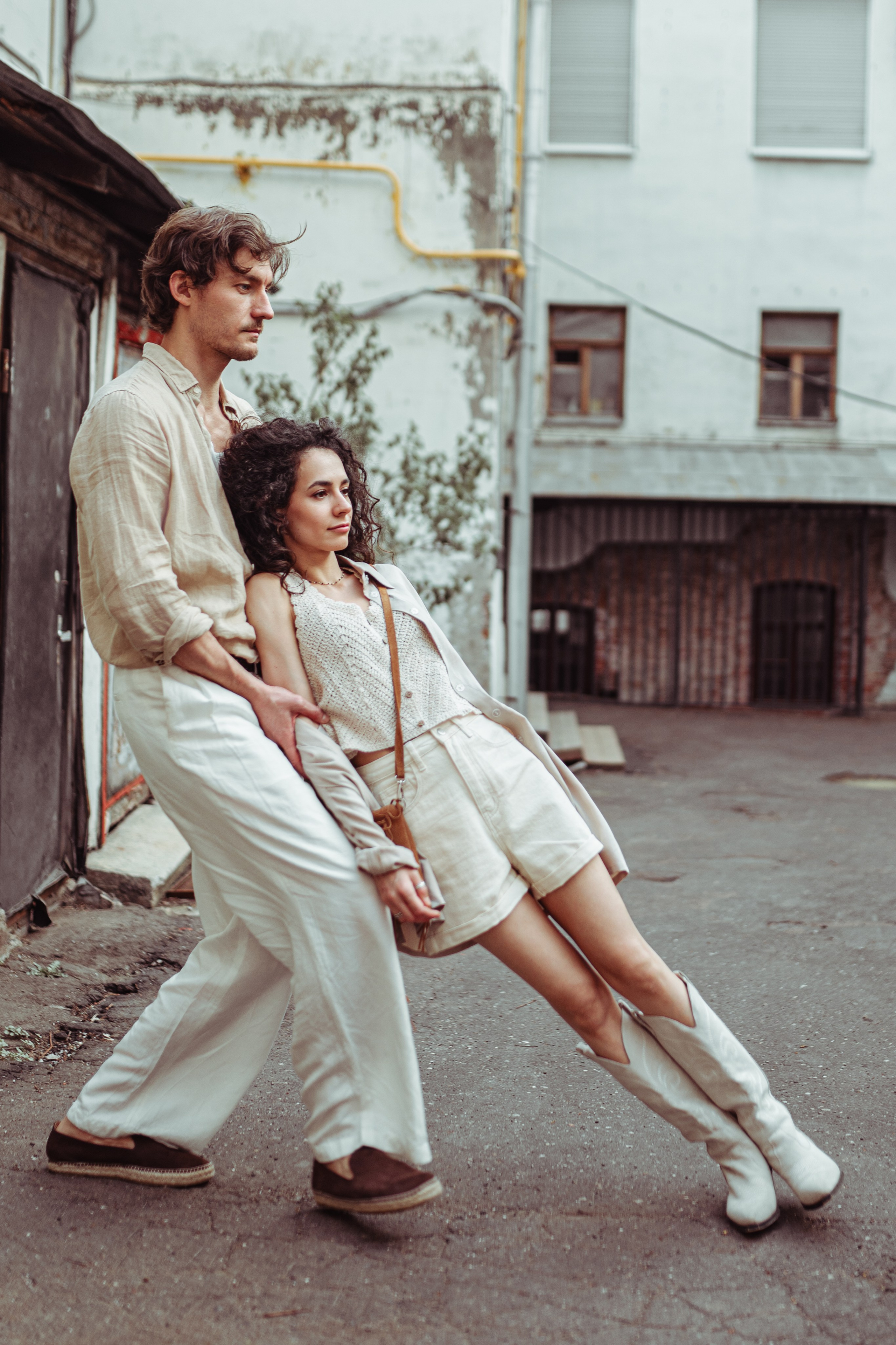 Актеры Виктор Михайлов и Евгения Вайс. Фотограф Сергей Белов | Москва