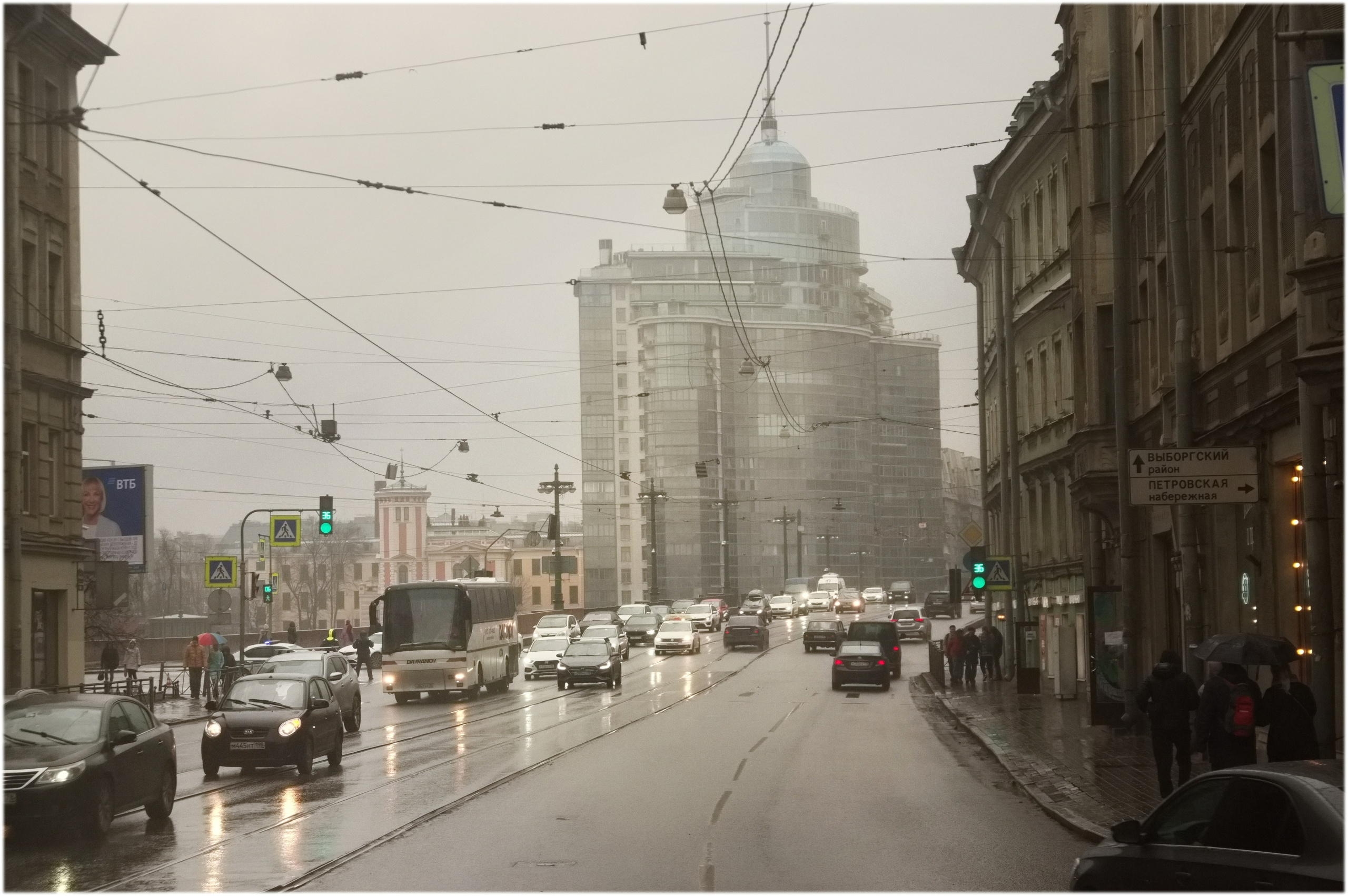 Санкт-Петербург из окна трамвая. Вадим Шейдин