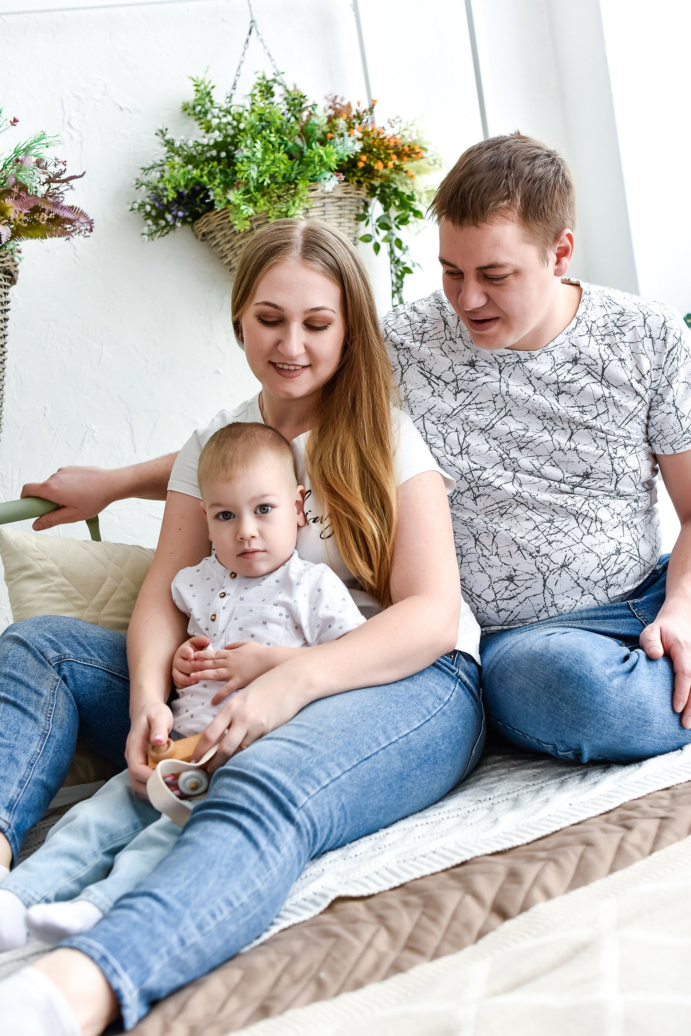 Семья Анечки, Сергея и Вовочки