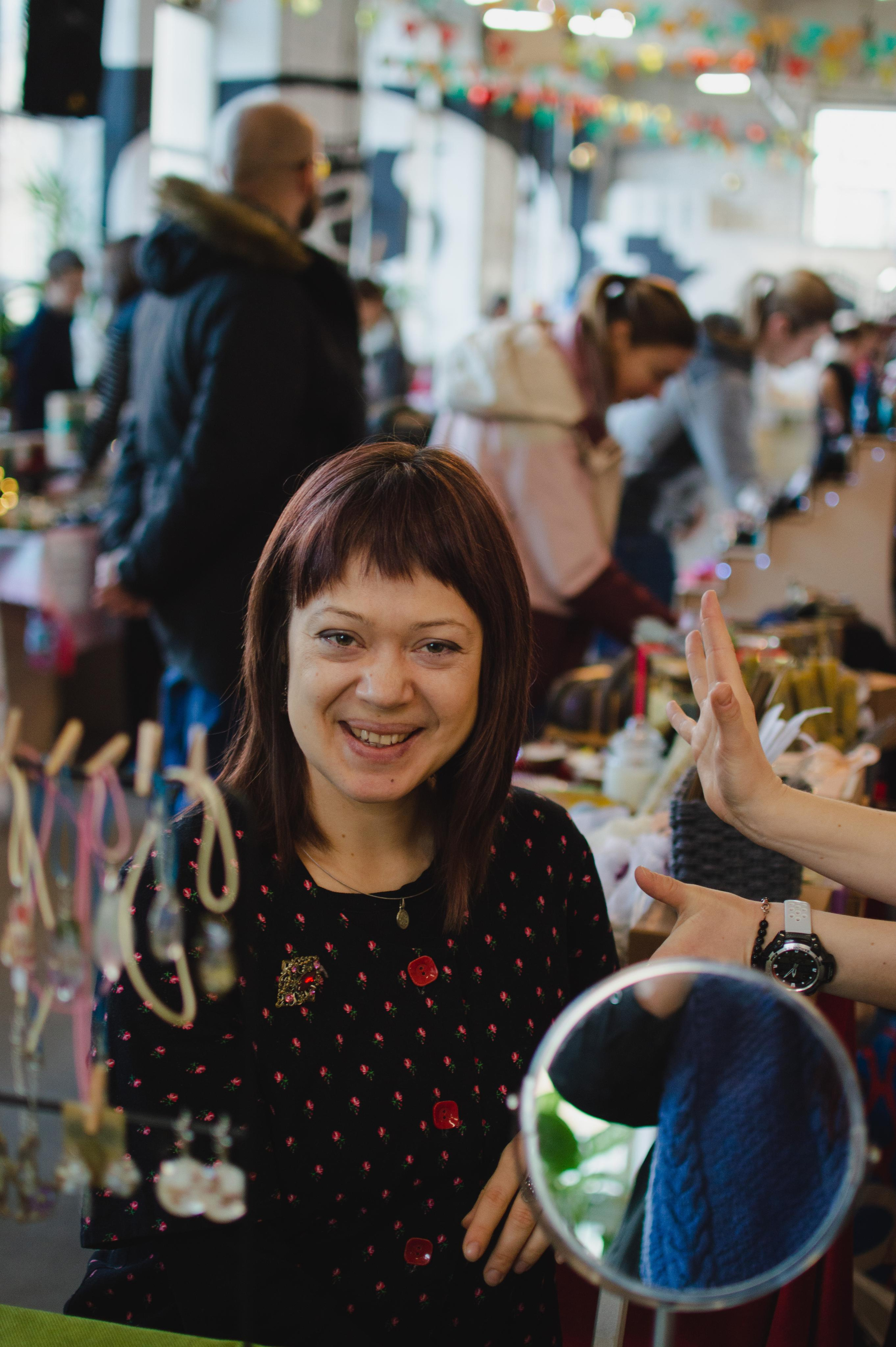 Новогодняя ярмарка в Лофт проект Этажи. Портретный фотограф в Санкт-Петербурге Аласкарова Алессия