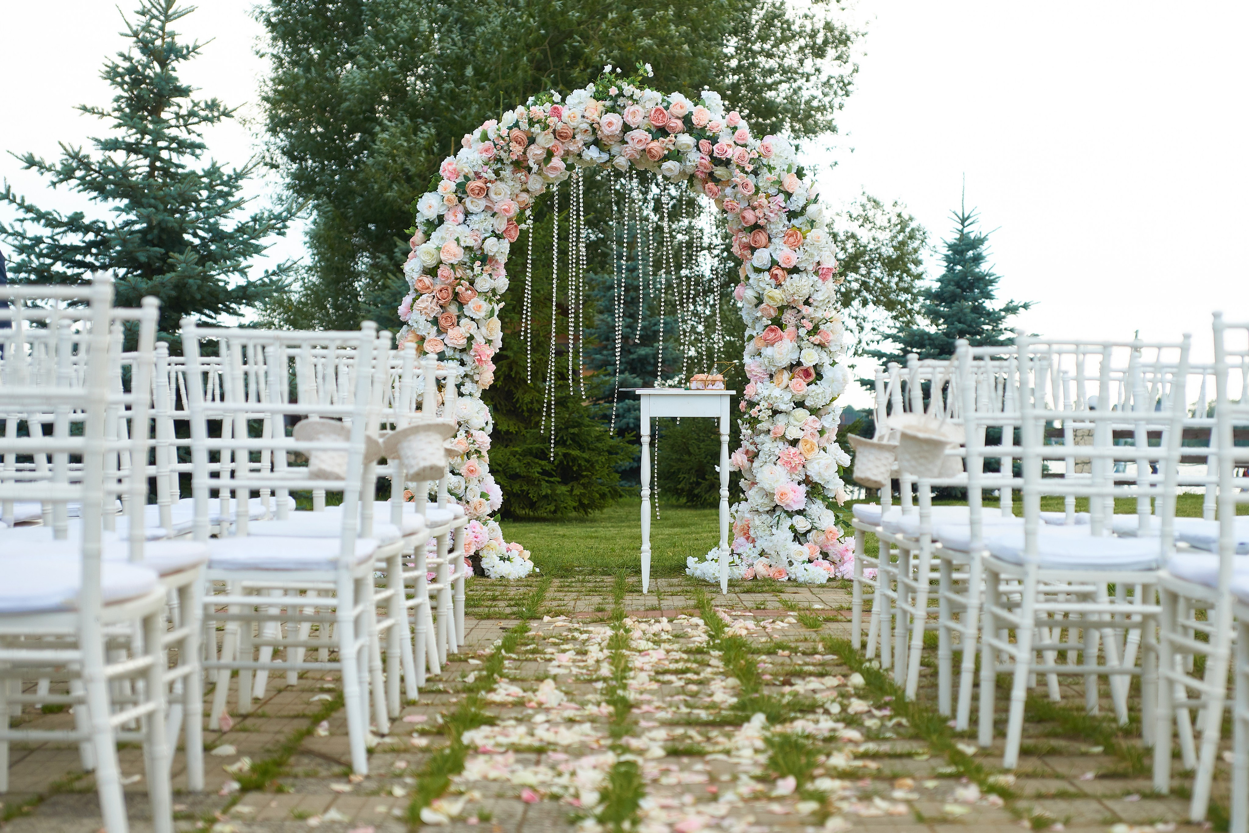 Свадебная атмосфера.