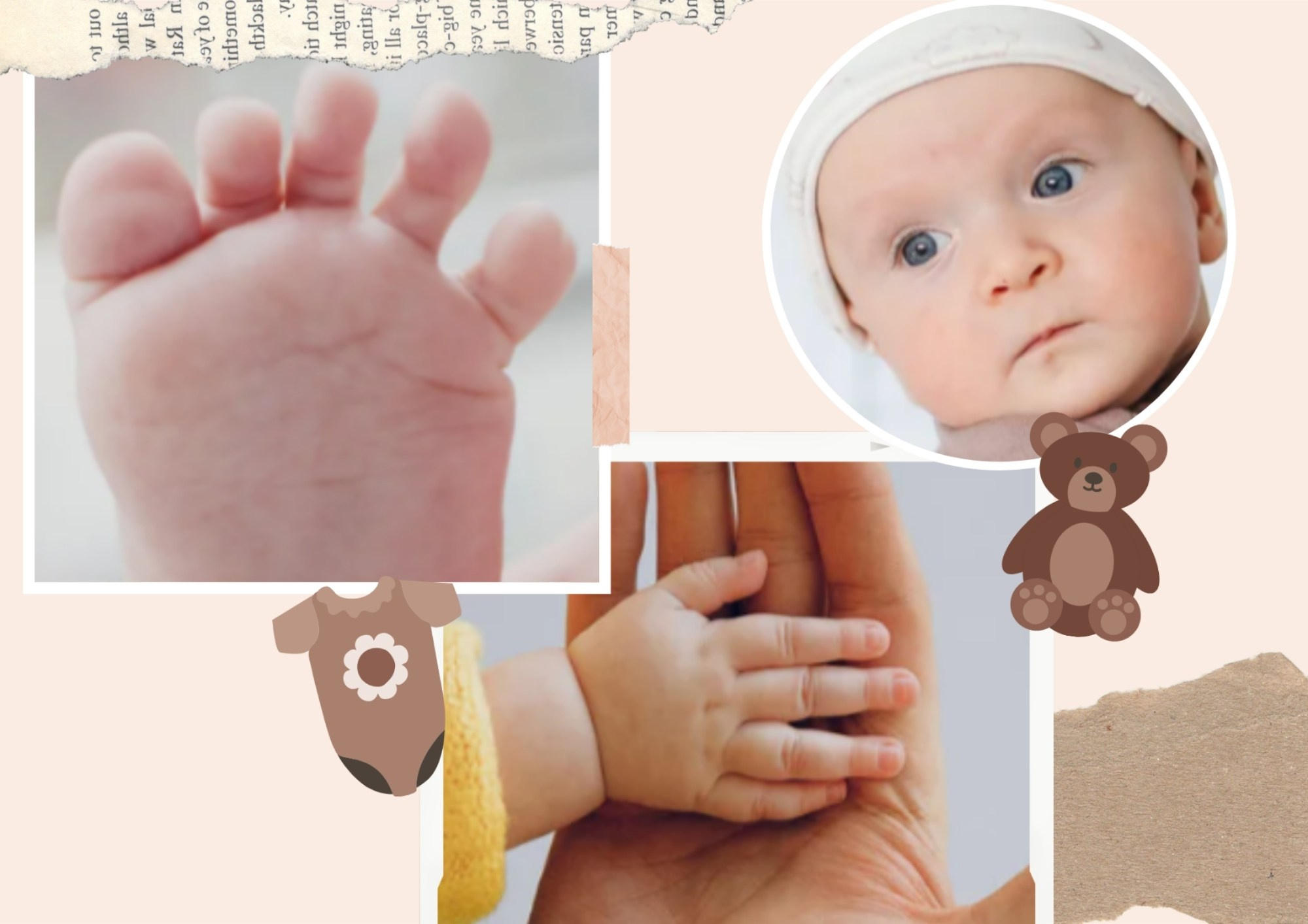 фото ладошки малыша в руке взрослого и крупный портрет ребёнка