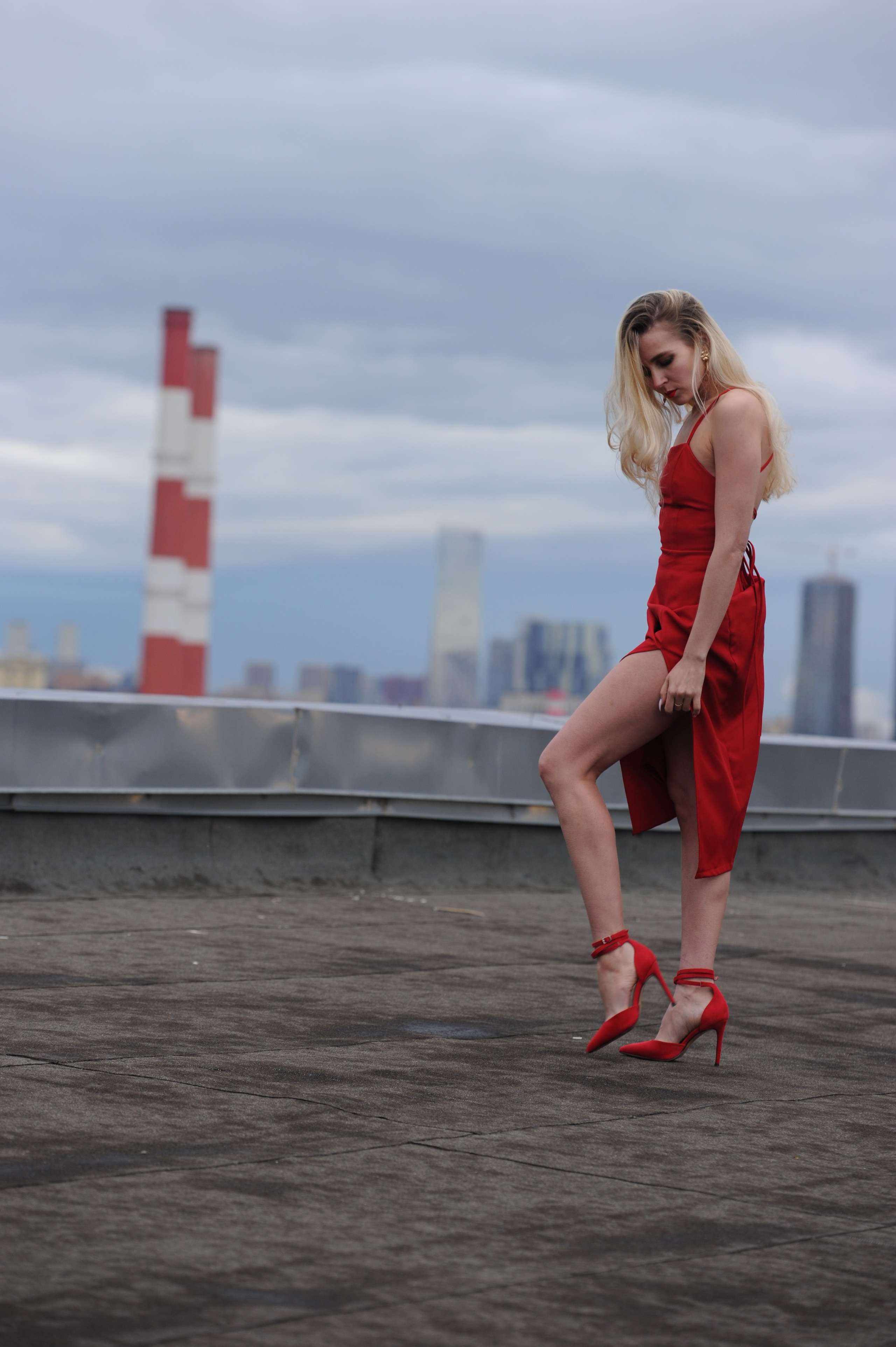 Фотосессия на крыше. Александр Mr.Brass — фотографирую женский портрет в Москве