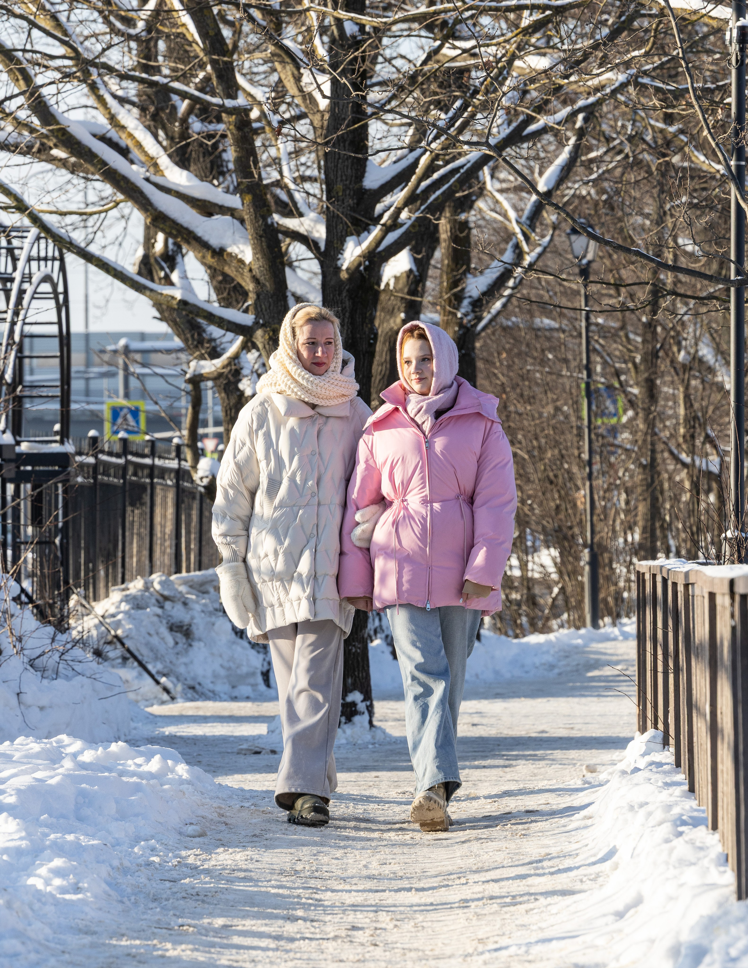 Олеся. Зимний фотосет. Фотограф Владимир Охрименко