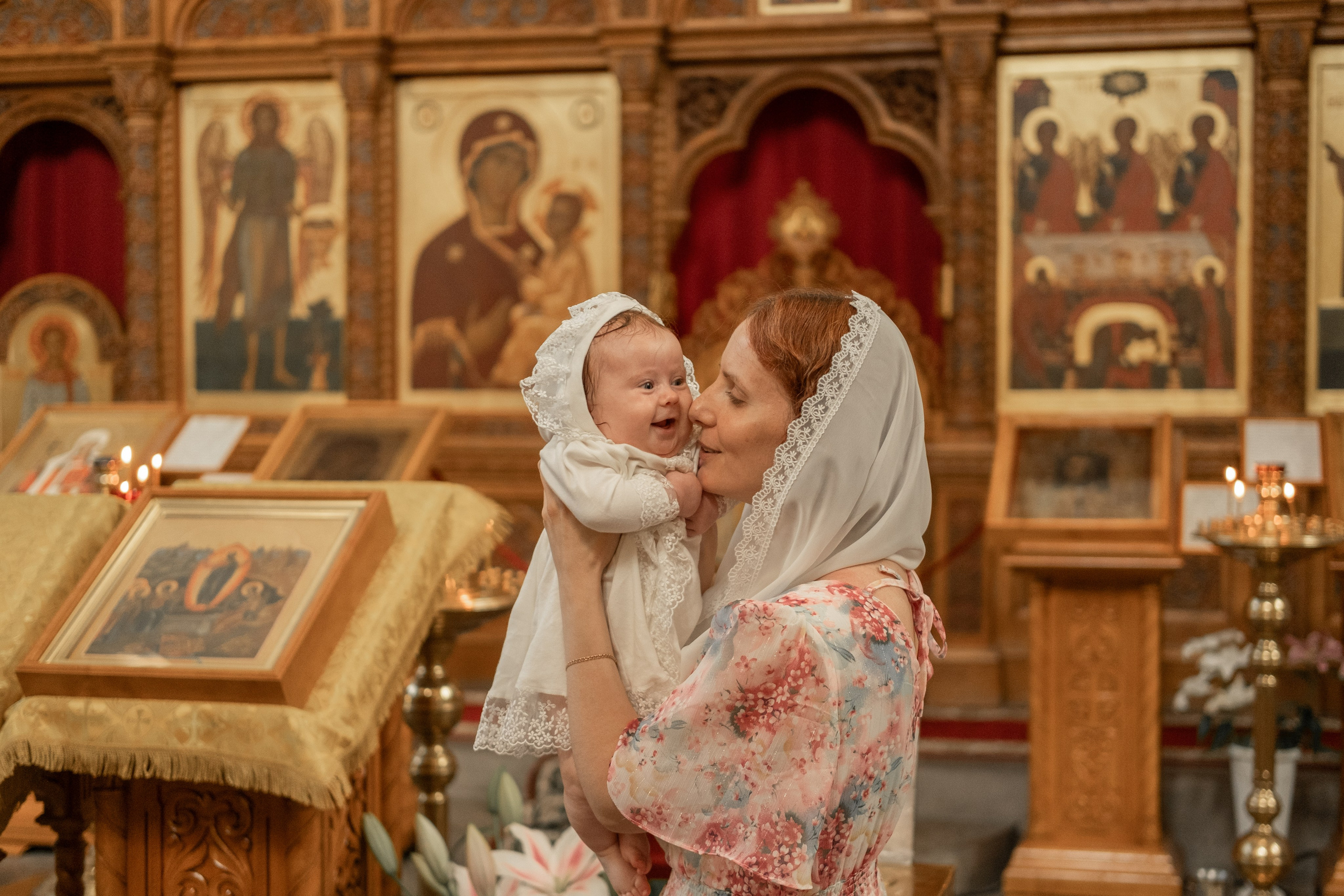 Крещение Златы. Фотограф новорождённых в Санкт-Петербурге Надежда Турченко