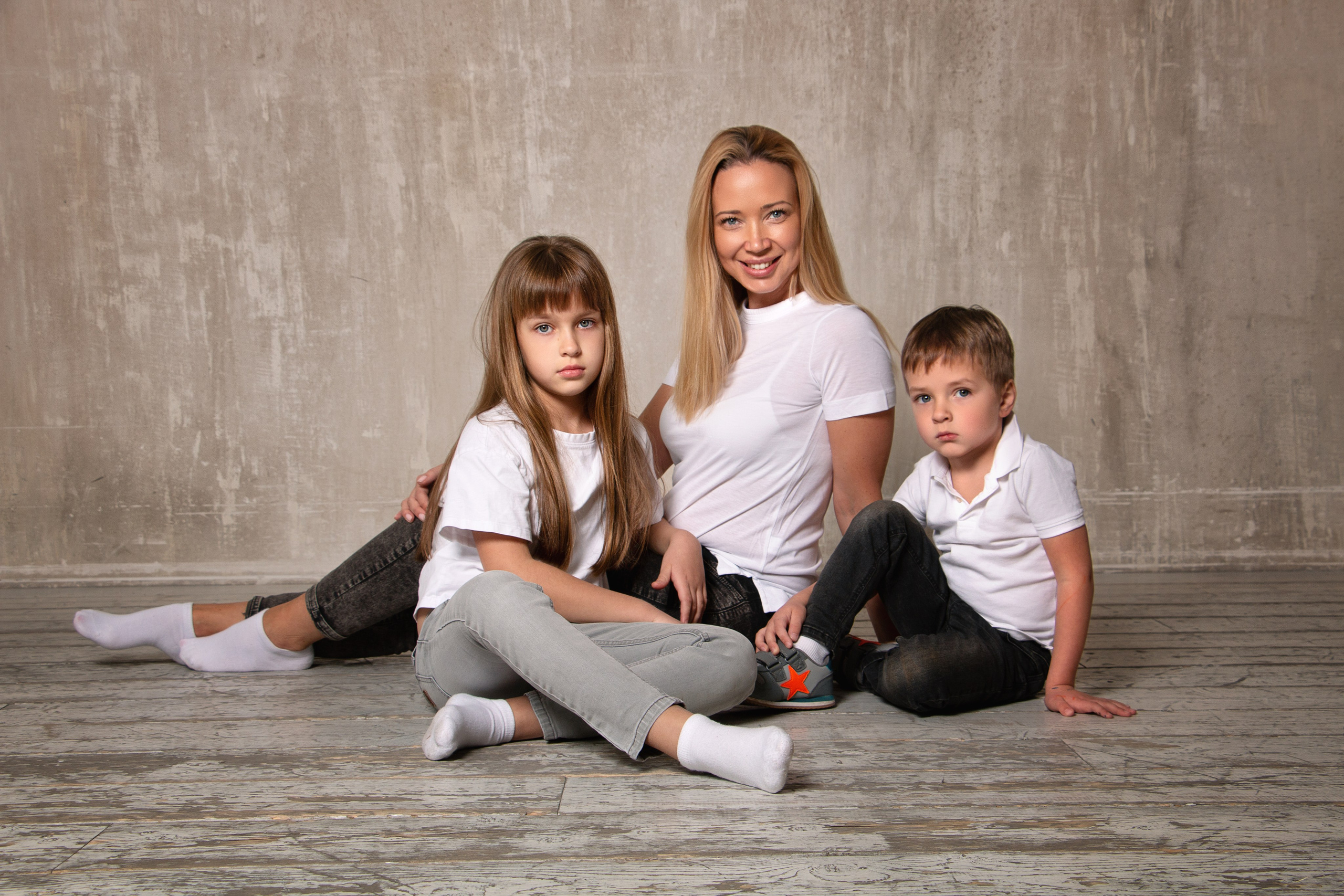 Съёмка в студии. Семейный и детский фотограф. М ария Гранкина