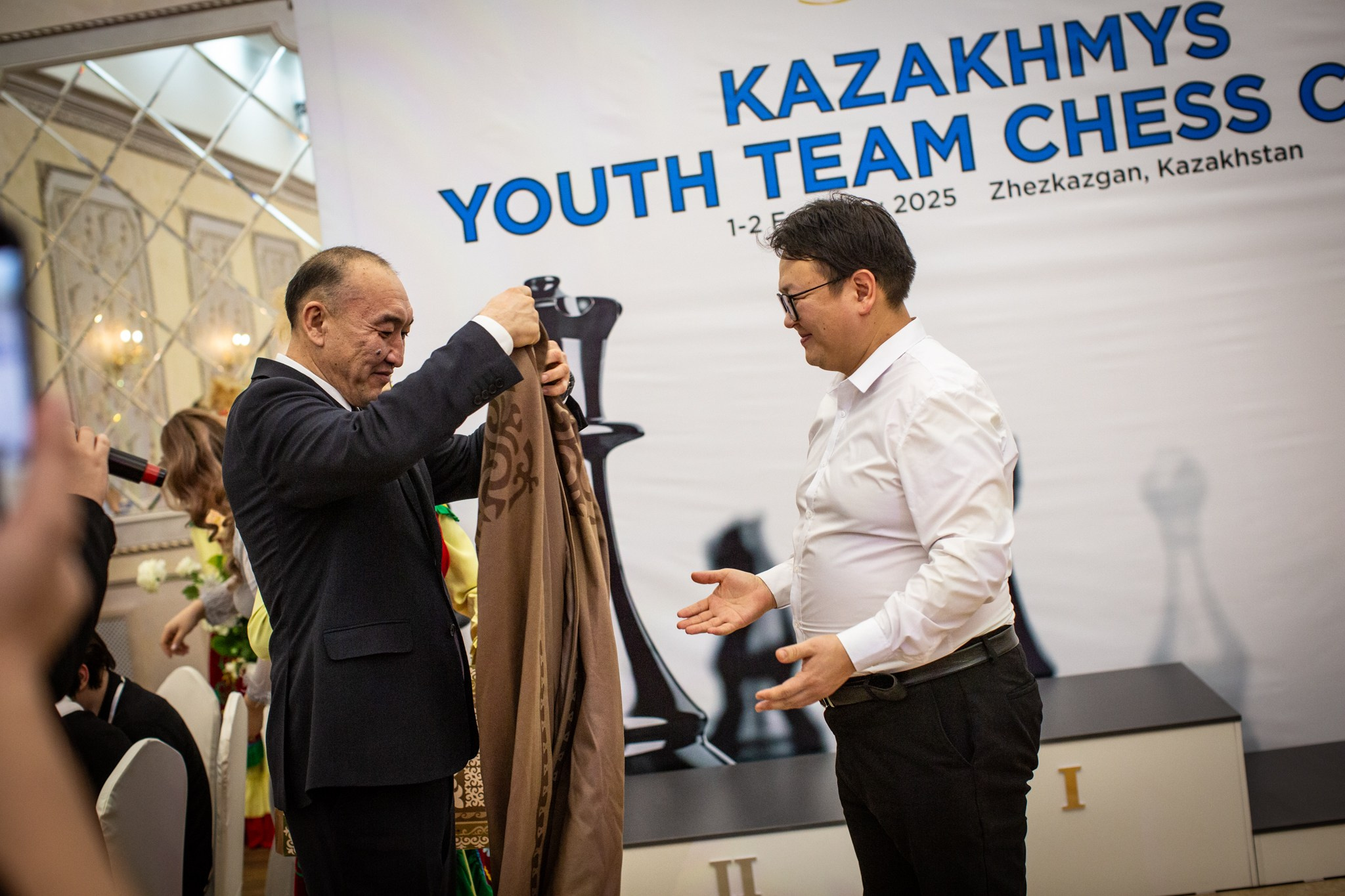 2025.02.01 KAZAKHMYS Youth Team Chess CUP 2025 — Closing Ceremony. Фотограф Анна Штурман (репортажная съёмка любых событий и мероприятий) Anna Shtourman photographer