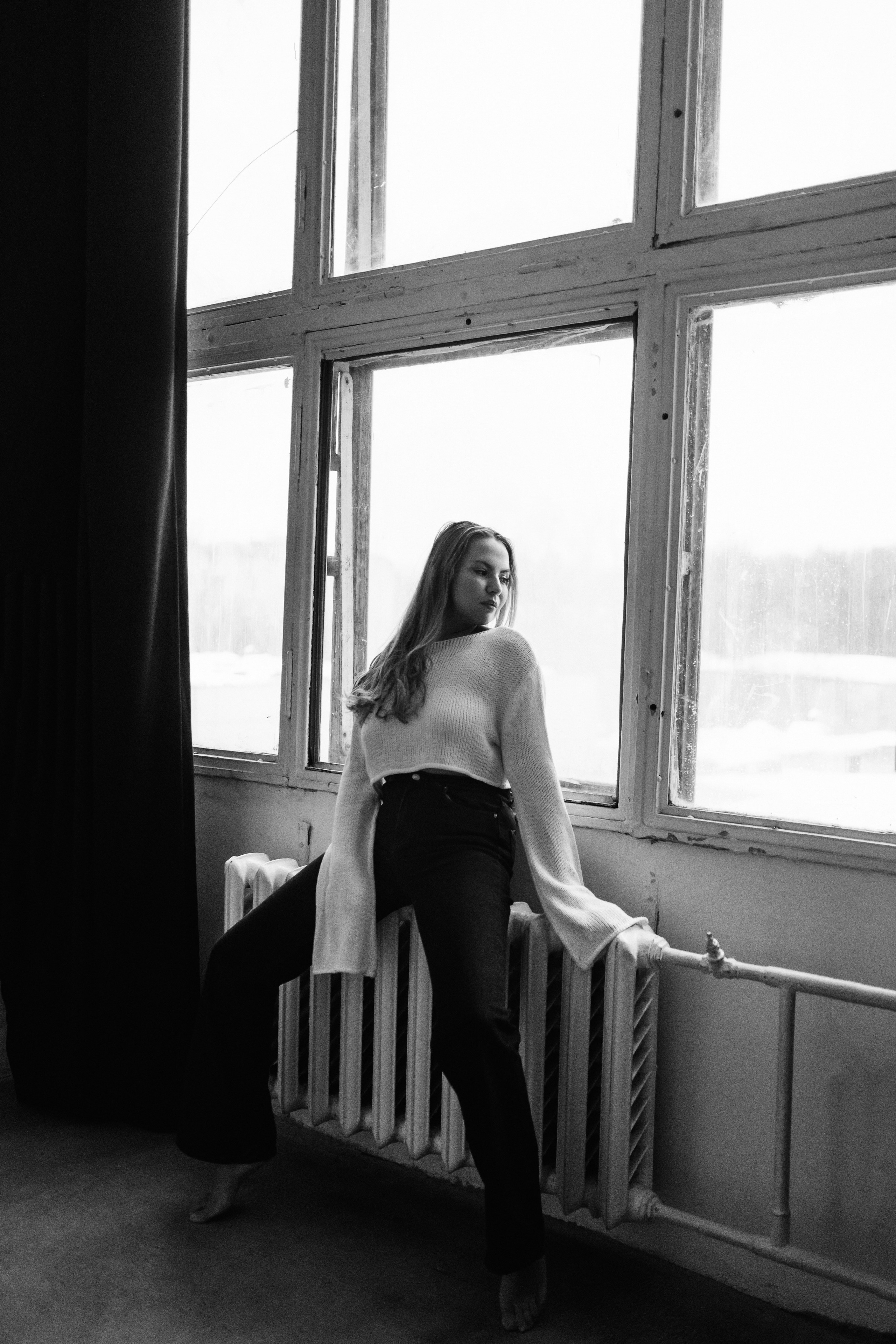 Марина в студии. Портретный фотограф в Москве Ольга Акушко