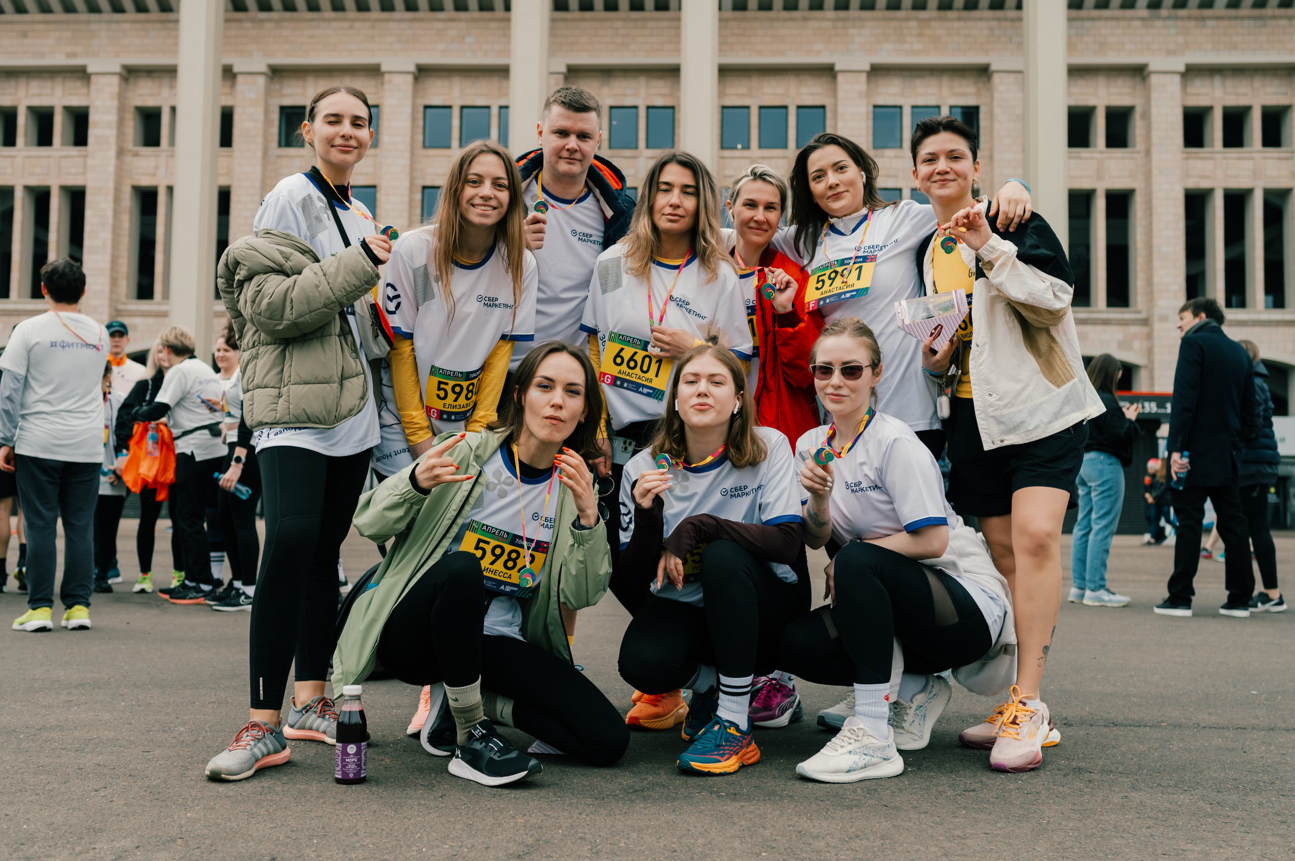 Фотосъёмка участников марафона в Москве. Komonev