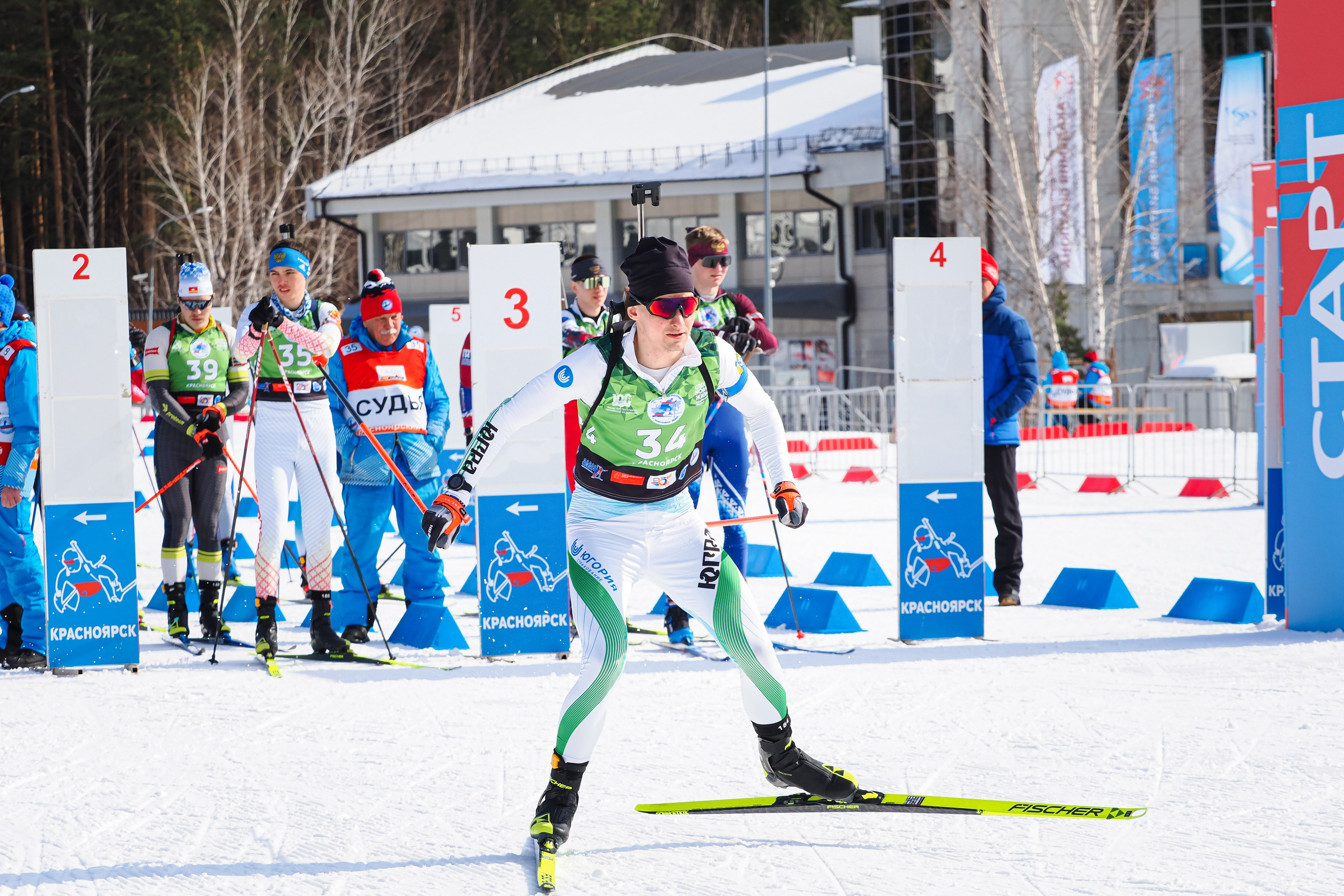 Биатлон / Первенство России. Репортажный фотограф Алексей Козьмин