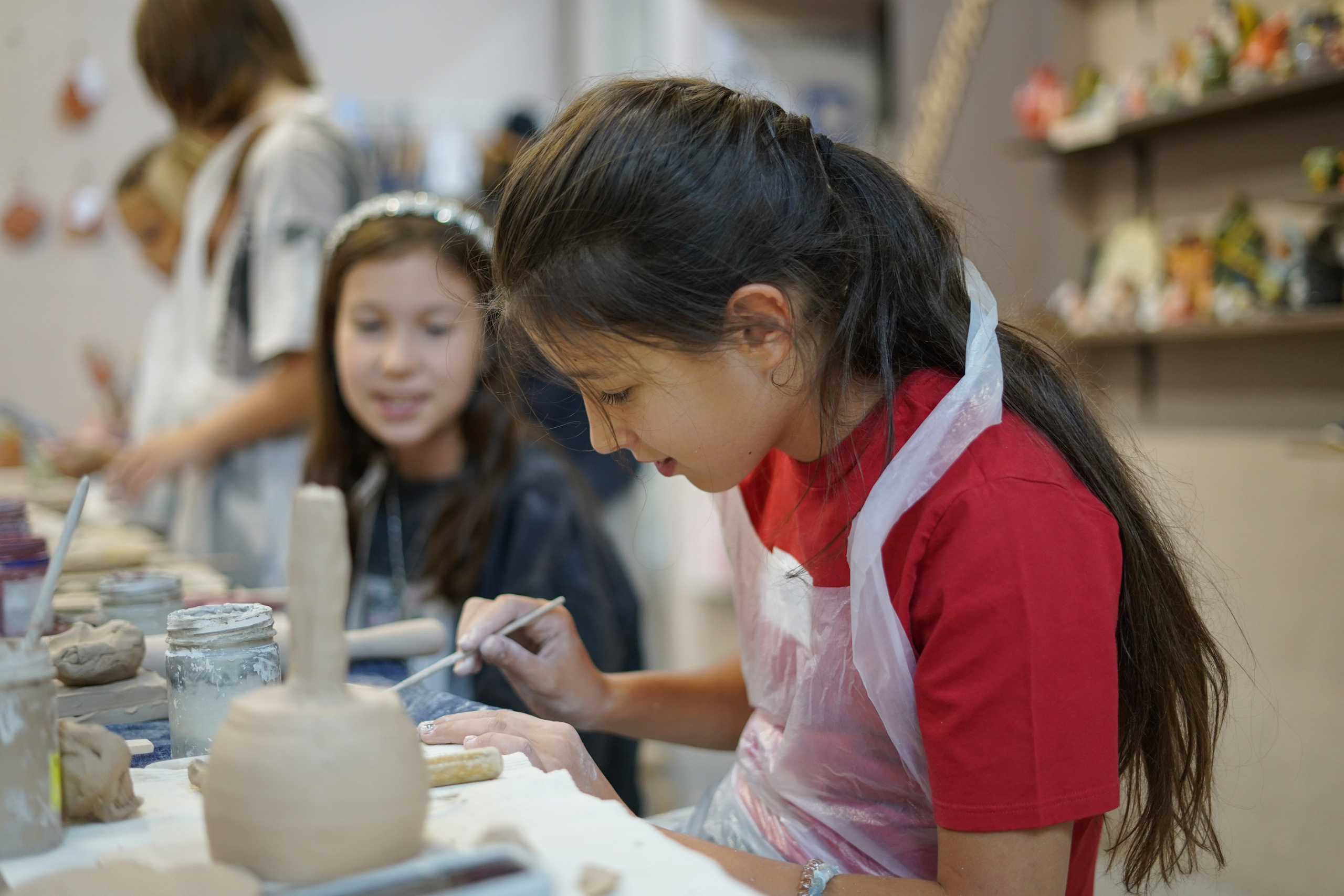 Сьемка в гончарной мастерской. Главная