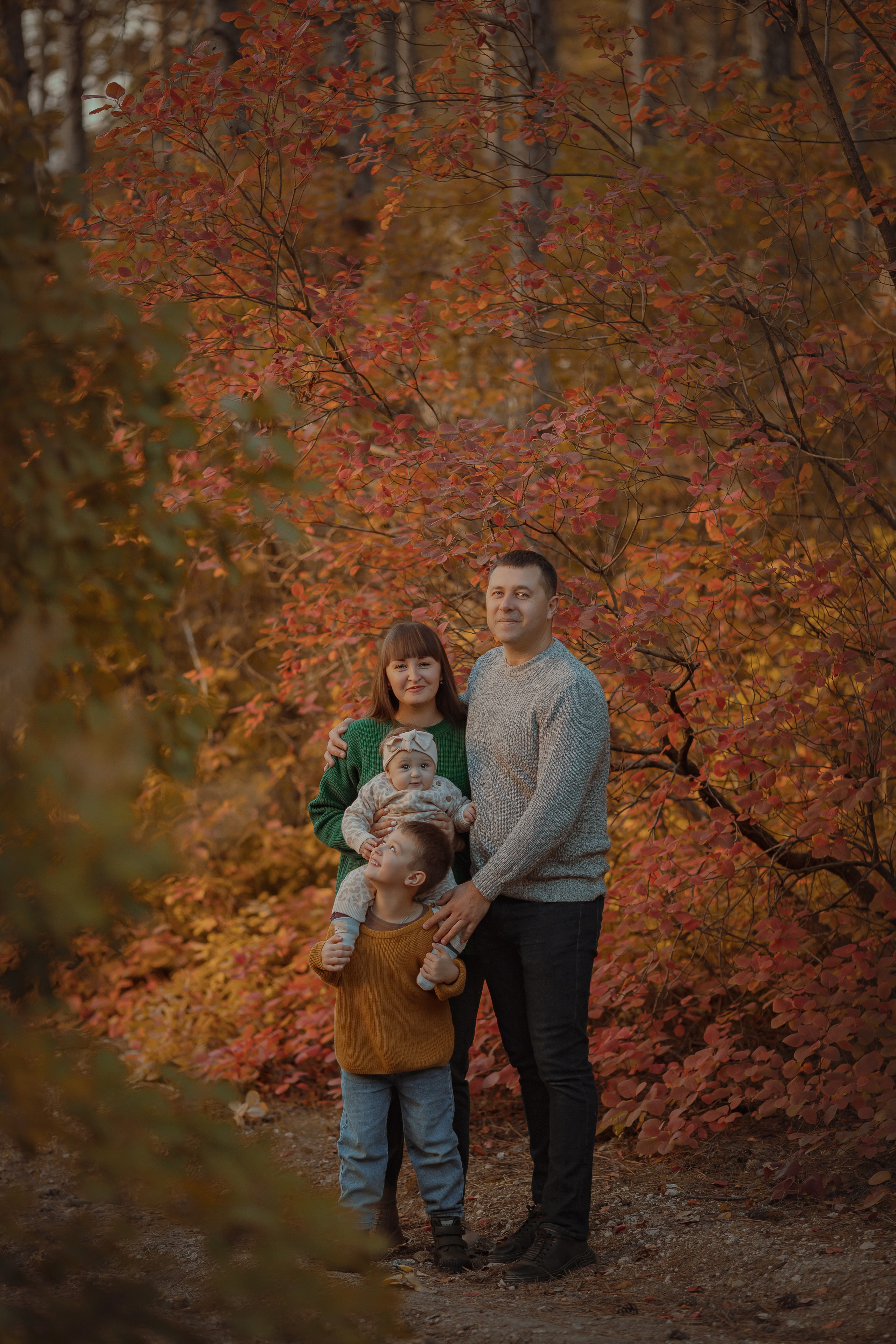 Семья Гутник. Осень. Семейный и детский фотограф в Крыму Екатерина Швец
