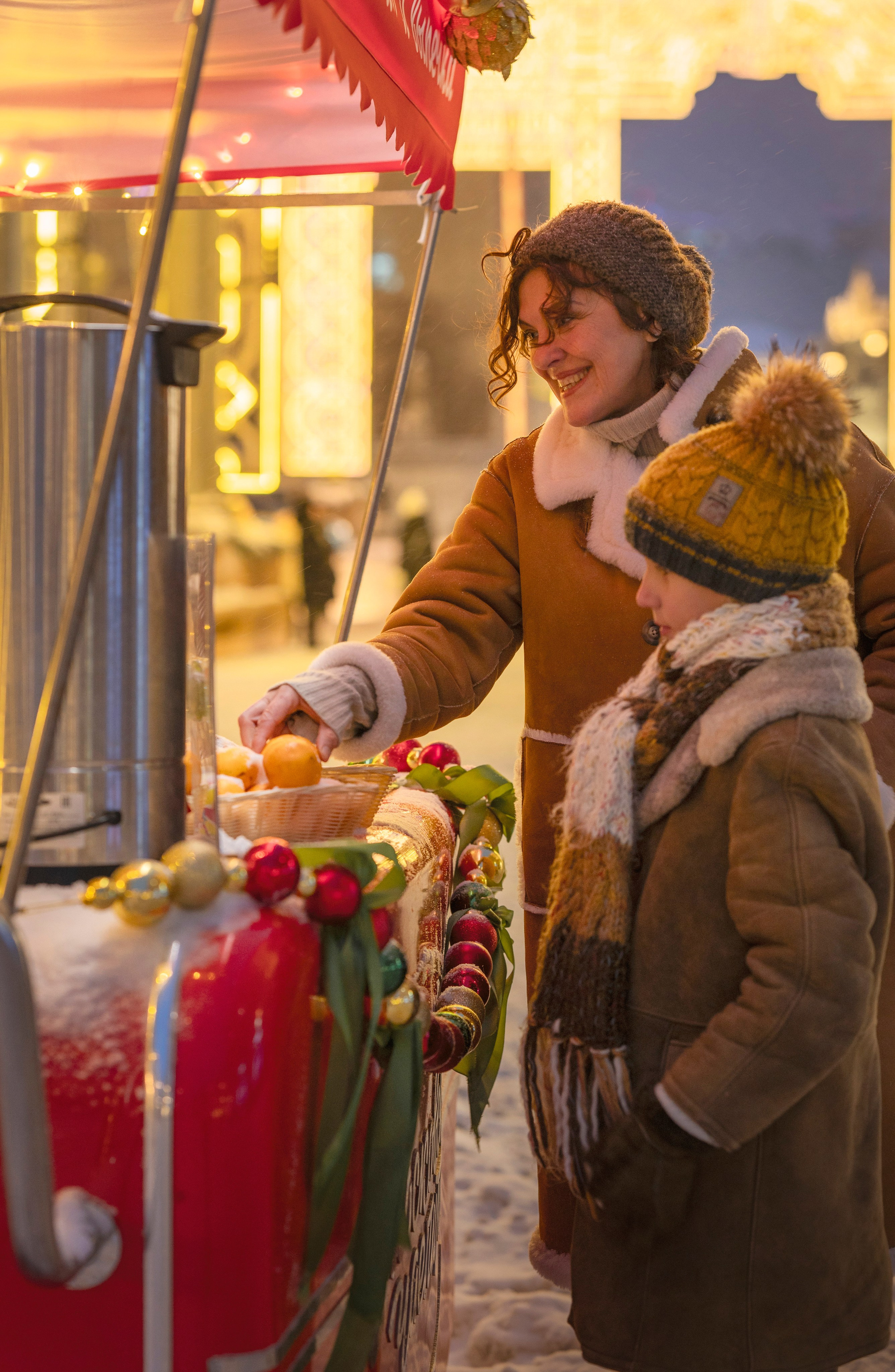 Новогодняя прогулка по Москве. Детский и семейный фотограф