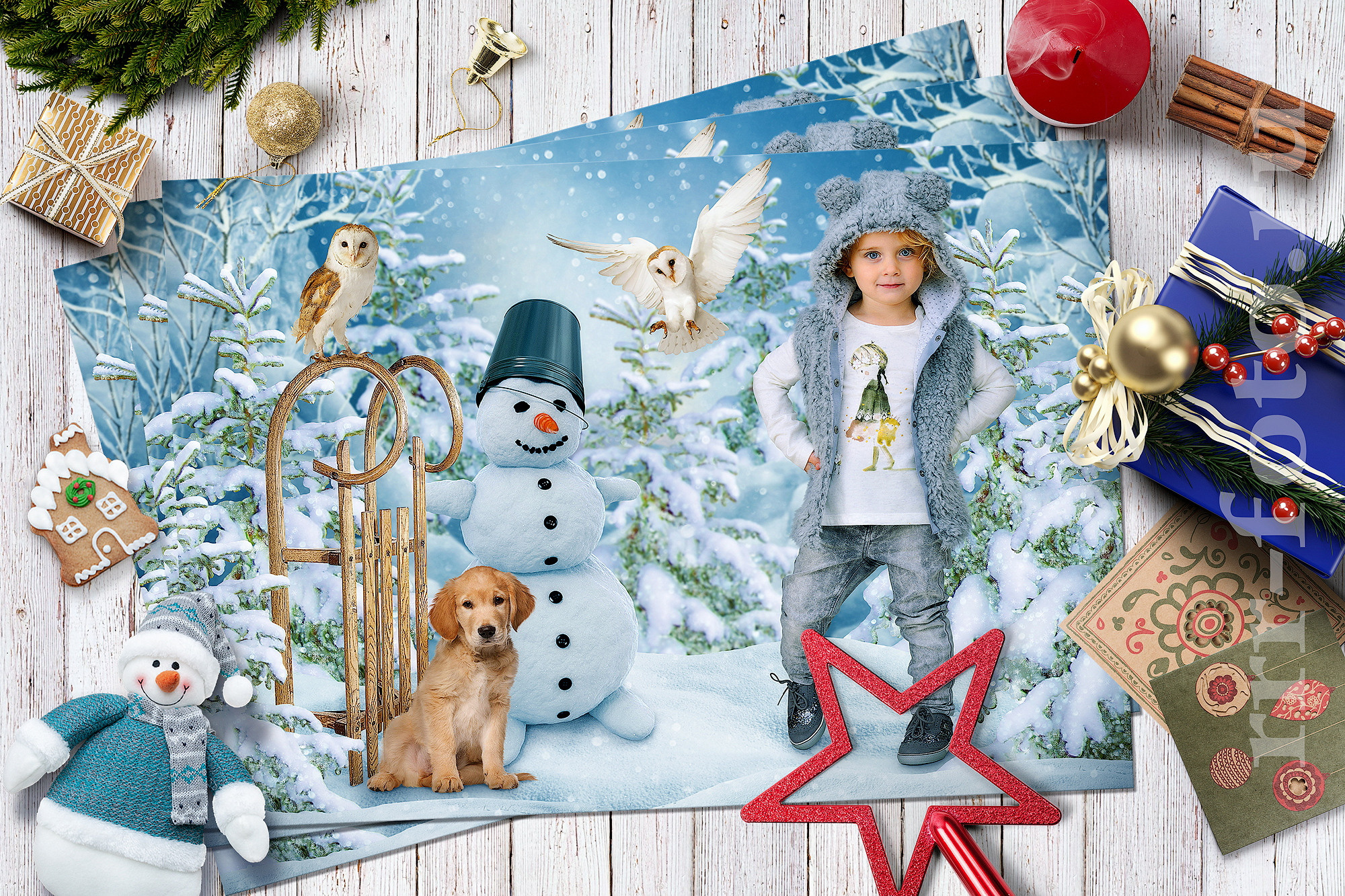 Коллаж новогодний №18